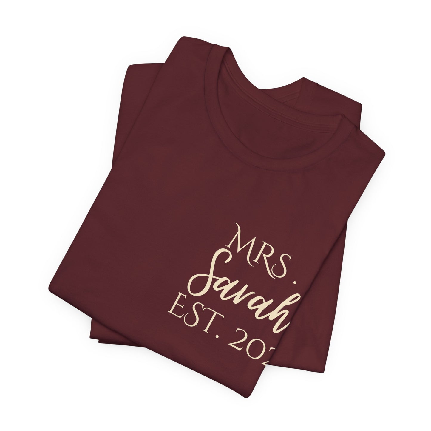 Custom Mr. and Mrs. Shirts | Couple Gift | Wedding and Anniversary T-Shirt with Name and Year