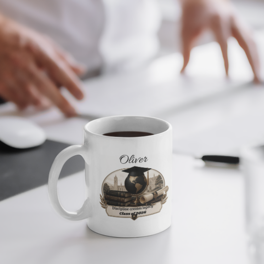 Personalized Graduation Mug for Him 11oz & 15oz | Class of 2026 Coffee Mug