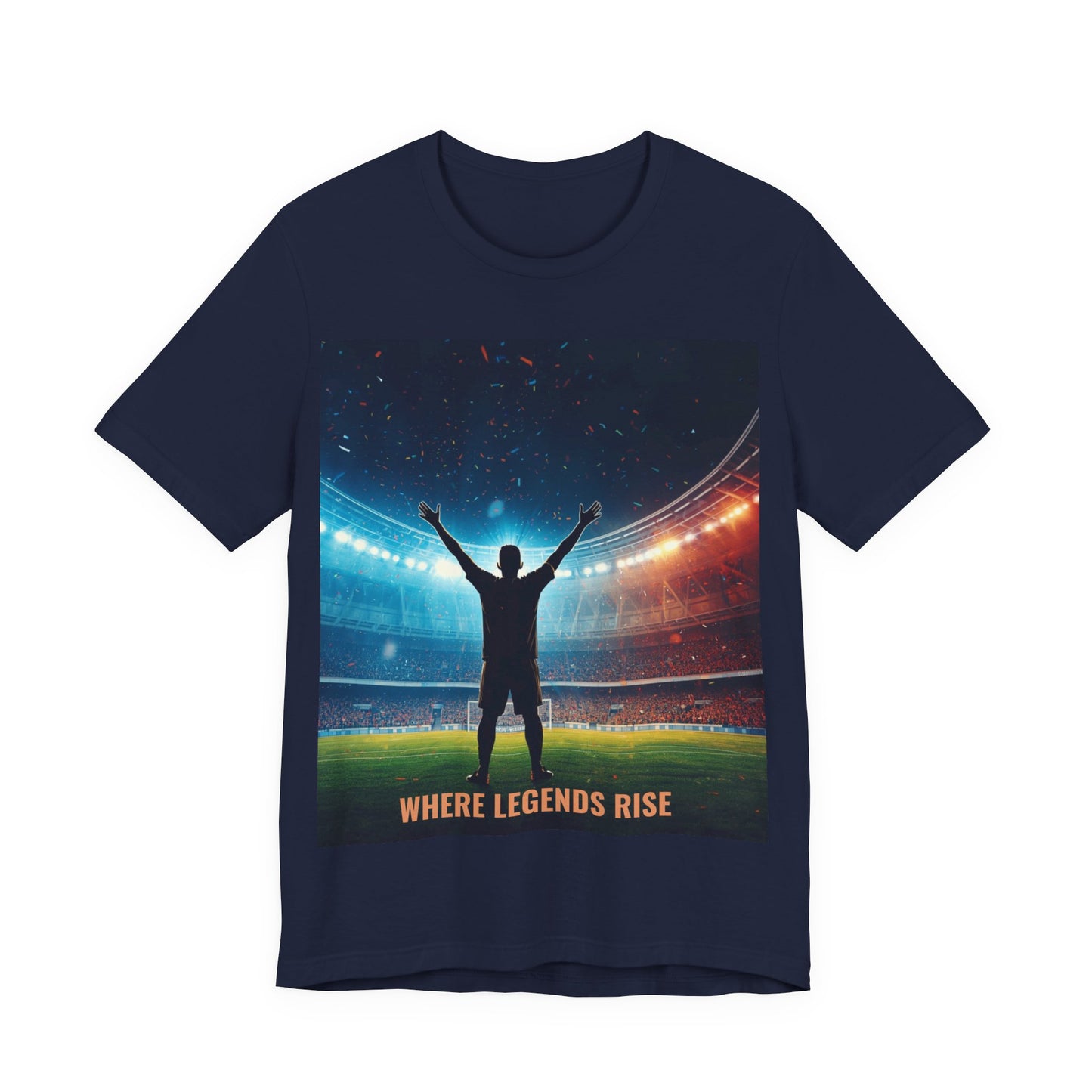 Soccer Champion Celebration T-Shirt | Stadium Victory Graphic Tee | Soccer Fan Gift