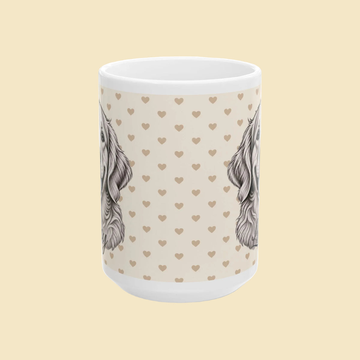 Personalized Golden Retriever Mug, Custom Dog Name Coffee Cup, Golden Retriever Lover Gift, Dog Portrait Mug
