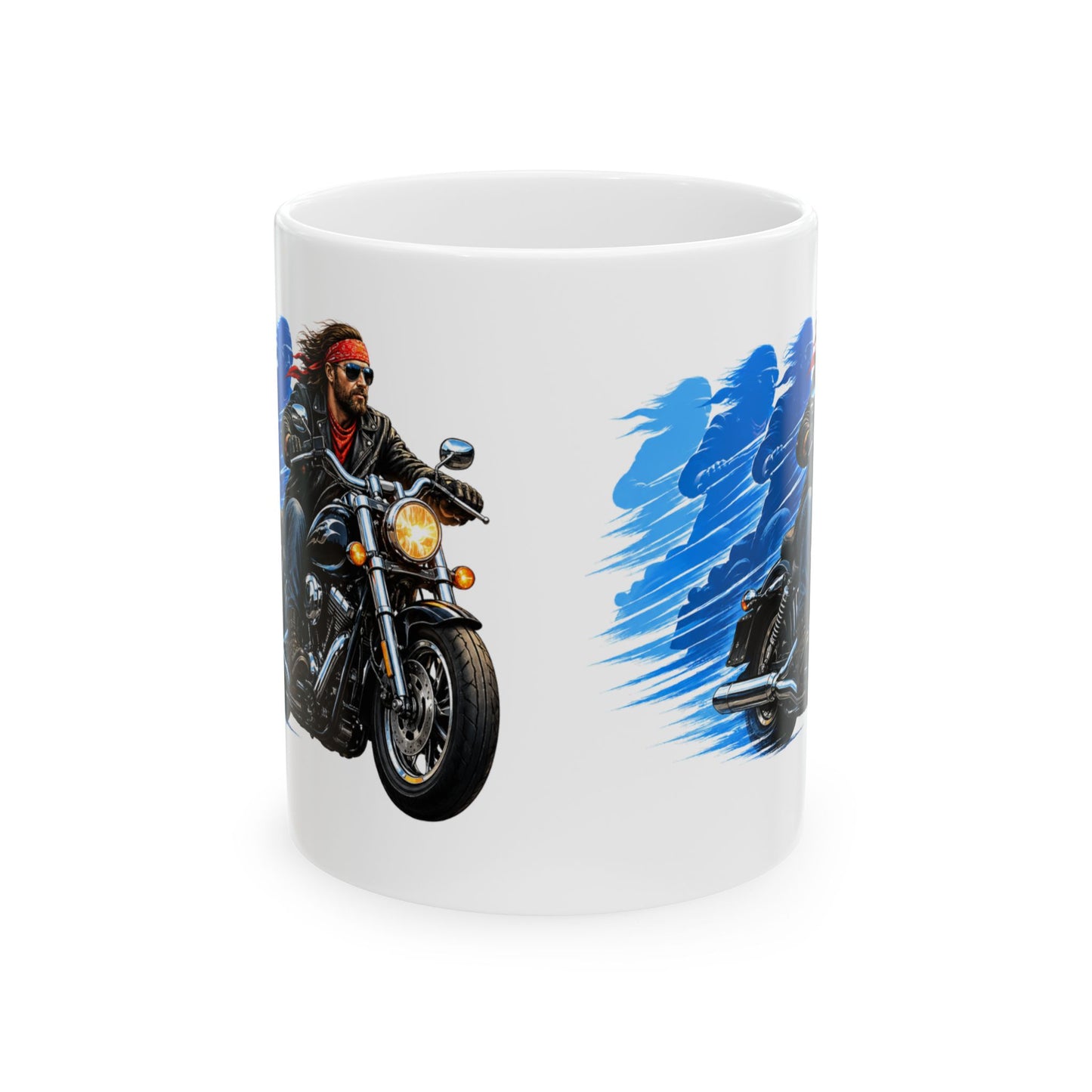 Vintage Biker Motorcycle Mug | Cruiser Rider Coffee Cup | Motorcycle Lover Gift | Gift for Bikers | Rider Coffee Mug