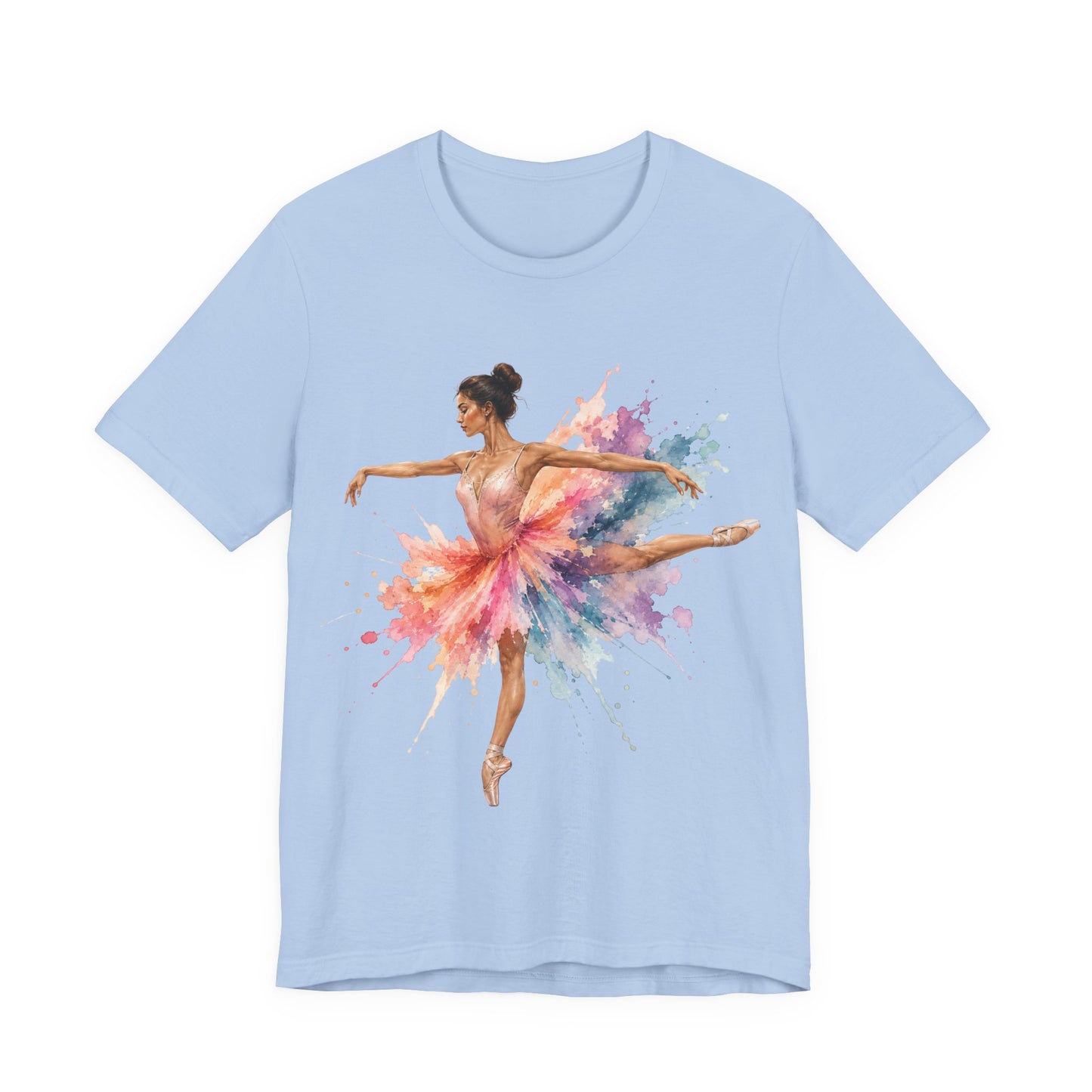 Ballet Ballerina Watercolor Shirt | Colorful Ballerina T-Shirt | Artistic Dance T-Shirt | Gift for Ballet Lovers | Ballet Ballerina Mug