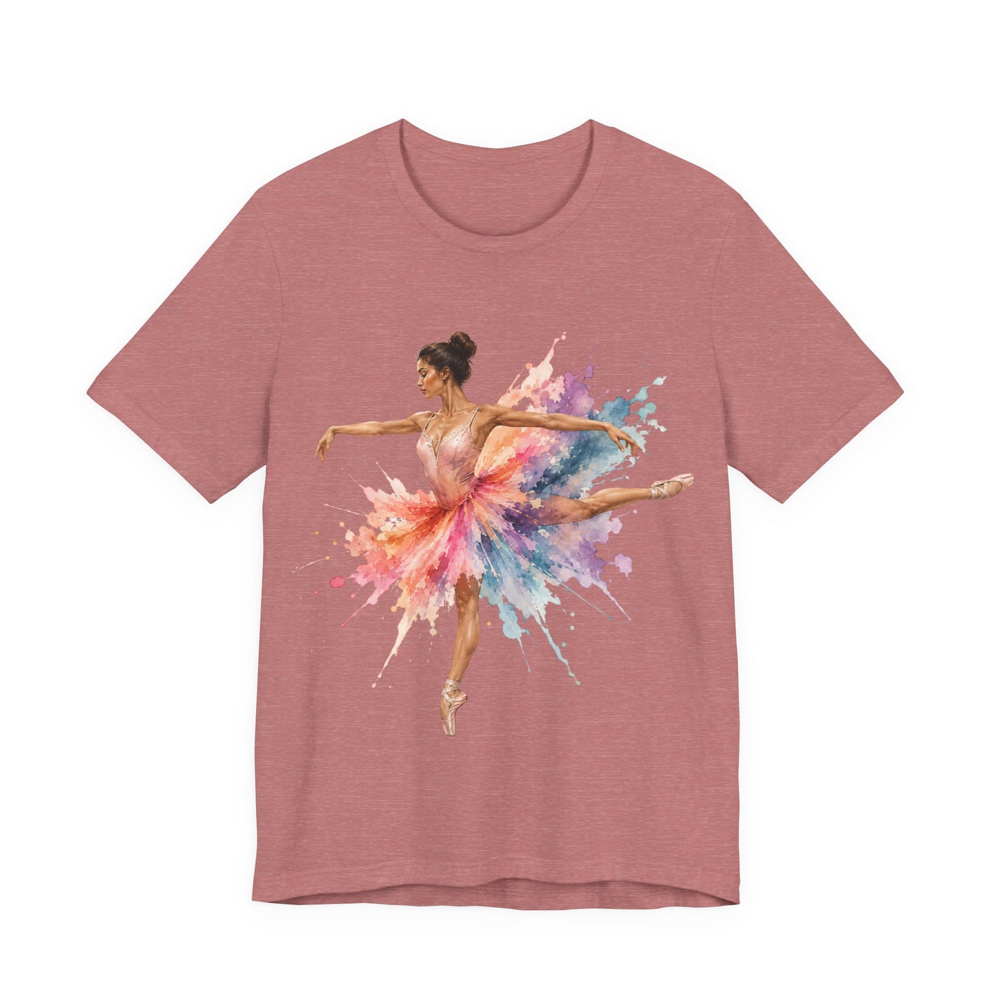 Ballet Ballerina Watercolor Shirt | Colorful Ballerina T-Shirt | Artistic Dance T-Shirt | Gift for Ballet Lovers | Ballet Ballerina Mug