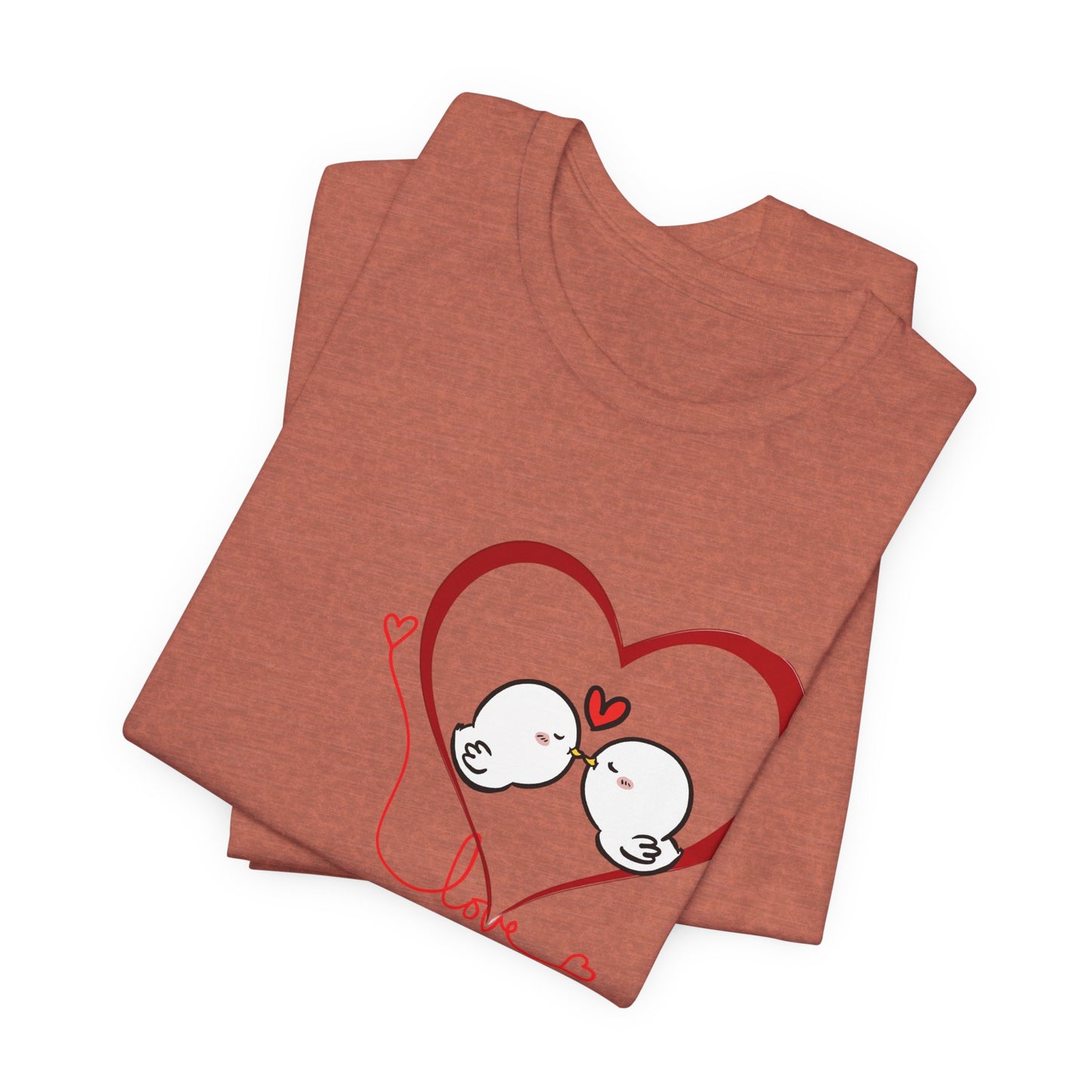 Love Birds Tee, Romantic Couple Gift, Valentine's Day Shirt