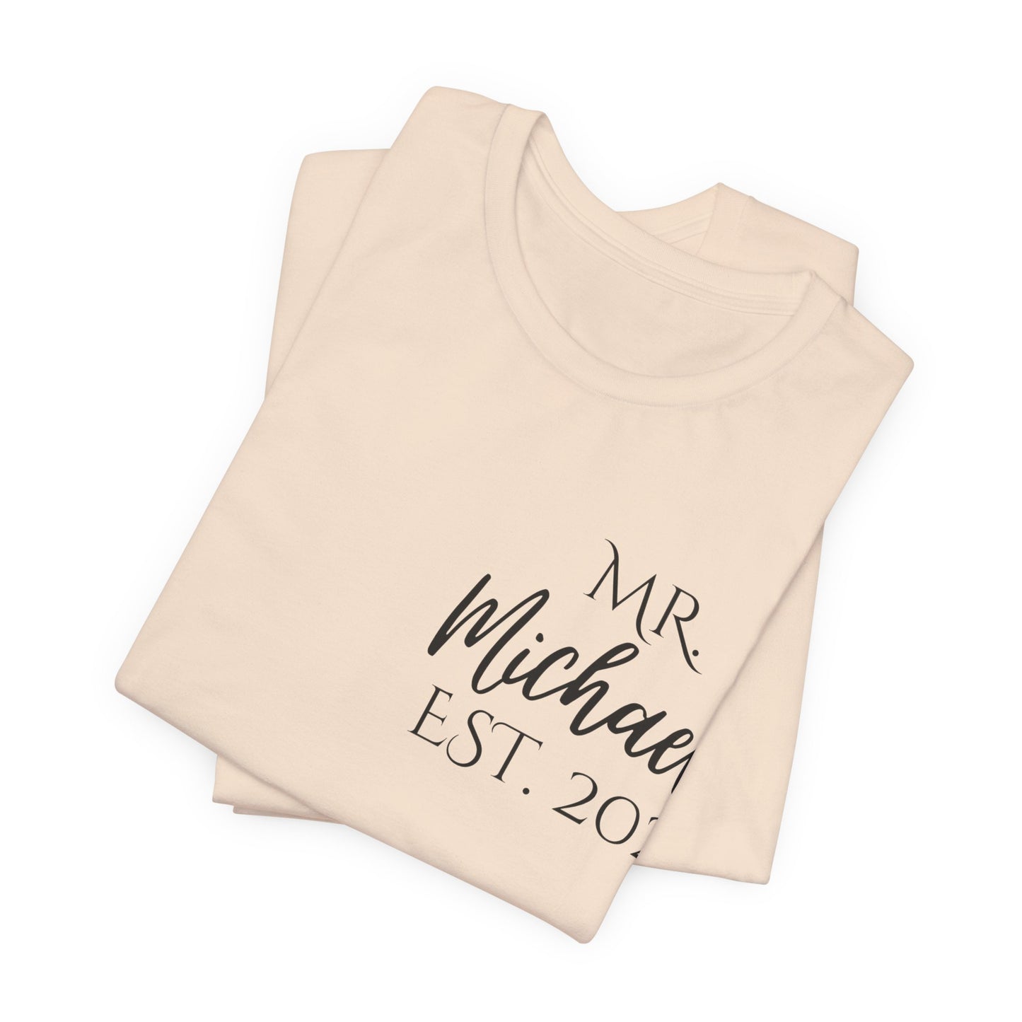 Custom Mr. and Mrs. Shirts | Couple Gift | Wedding and Anniversary T-Shirt with Name and Year