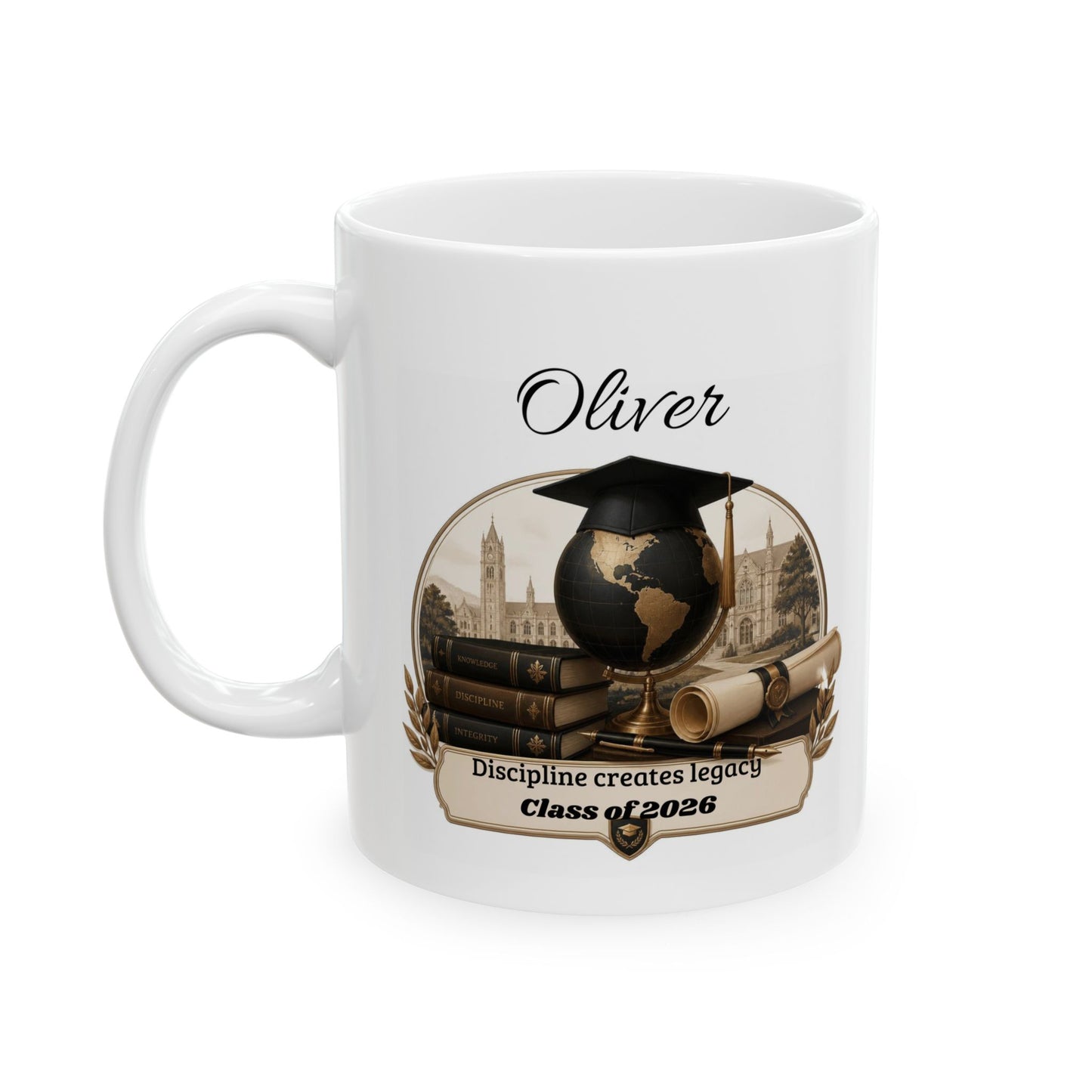 Personalized Graduation Mug for Him 11oz & 15oz | Class of 2026 Coffee Mug