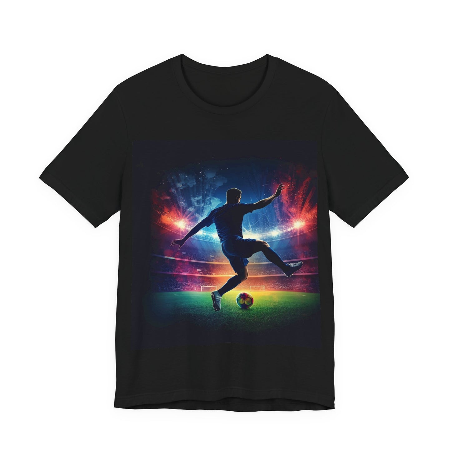 Play to Win Soccer T-Shirt | Stadium Action Graphic Tee | Soccer Fan Gift