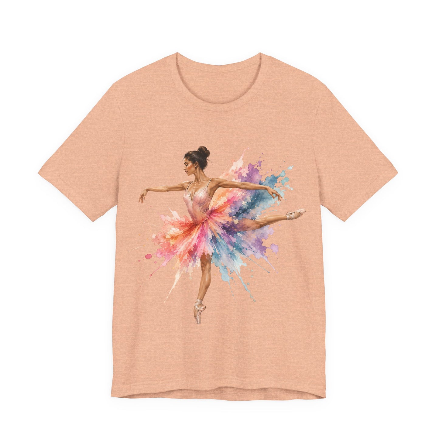 Ballet Ballerina Watercolor Shirt | Colorful Ballerina T-Shirt | Artistic Dance T-Shirt | Gift for Ballet Lovers | Ballet Ballerina Mug