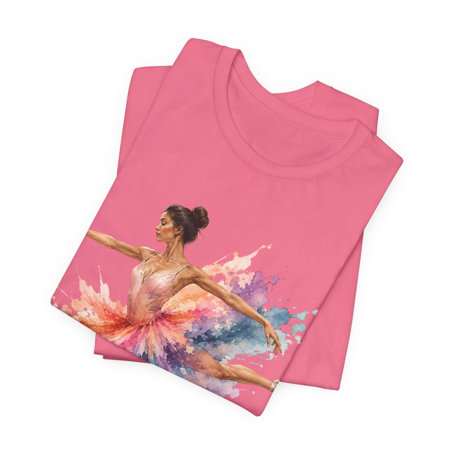 Ballet Ballerina Watercolor Shirt | Colorful Ballerina T-Shirt | Artistic Dance T-Shirt | Gift for Ballet Lovers | Ballet Ballerina Mug