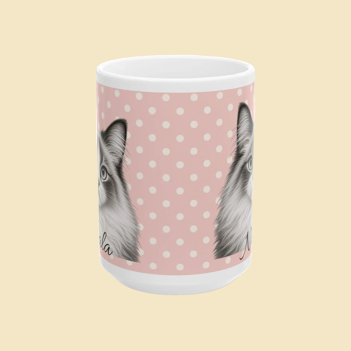 Personalized Ragdoll Cat Mug, Custom Cat Name Coffee Cup, Ragdoll Cat Lover Gift, Personalized Cat Mug