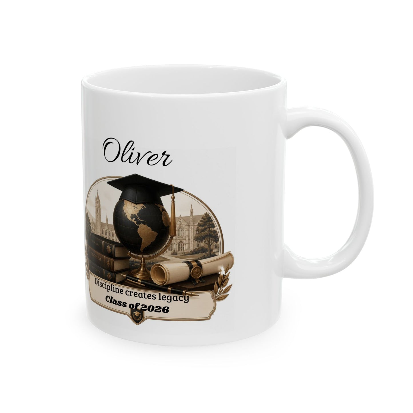 Personalized Graduation Mug for Him 11oz & 15oz | Class of 2026 Coffee Mug