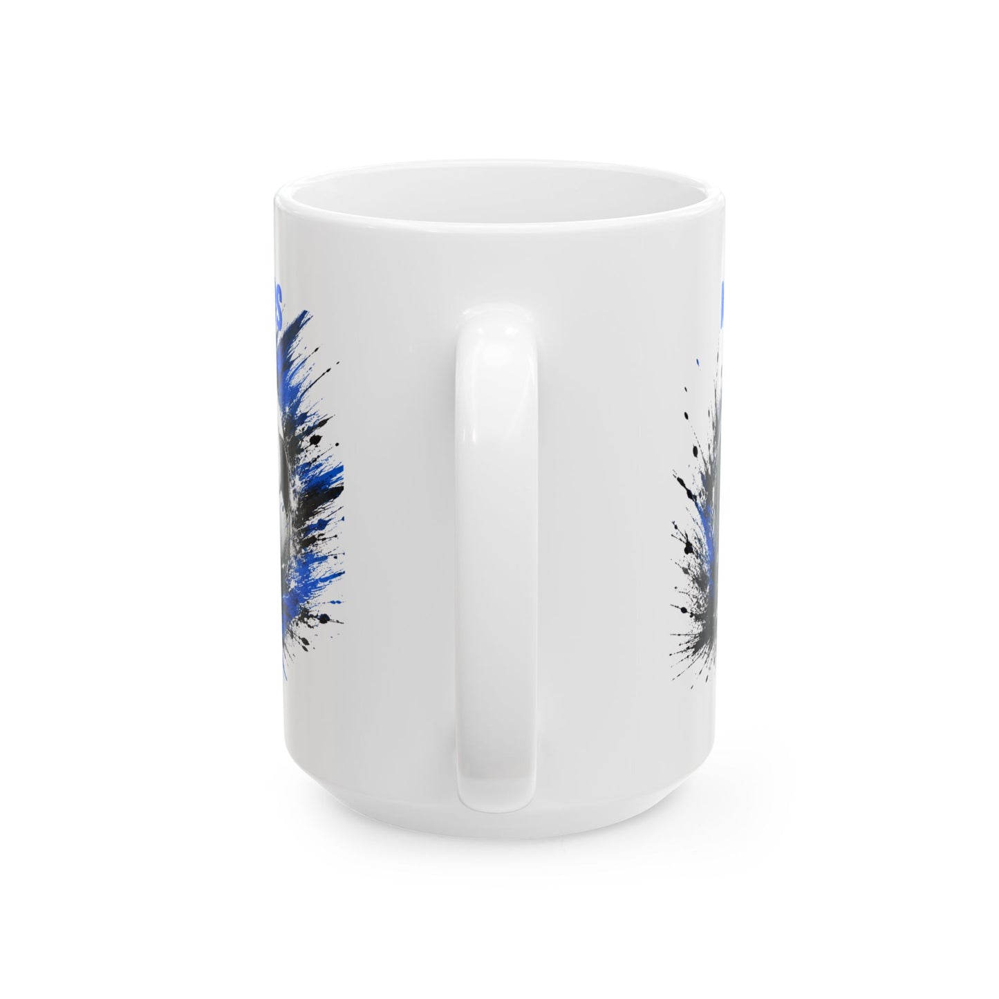 Blue Football Mug | Football Coffee Mug | Gift for American Football Fans | 11oz and 15oz Ceramic Mug