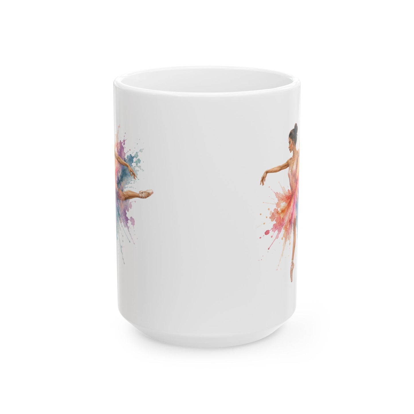 Watercolor Ballet Mug | Elegant Ballerina Coffee Mug | Gift for Dance Lovers