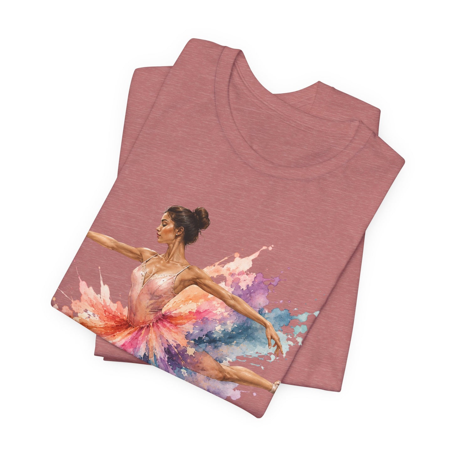 Ballet Ballerina Watercolor Shirt | Colorful Ballerina T-Shirt | Artistic Dance T-Shirt | Gift for Ballet Lovers | Ballet Ballerina Mug