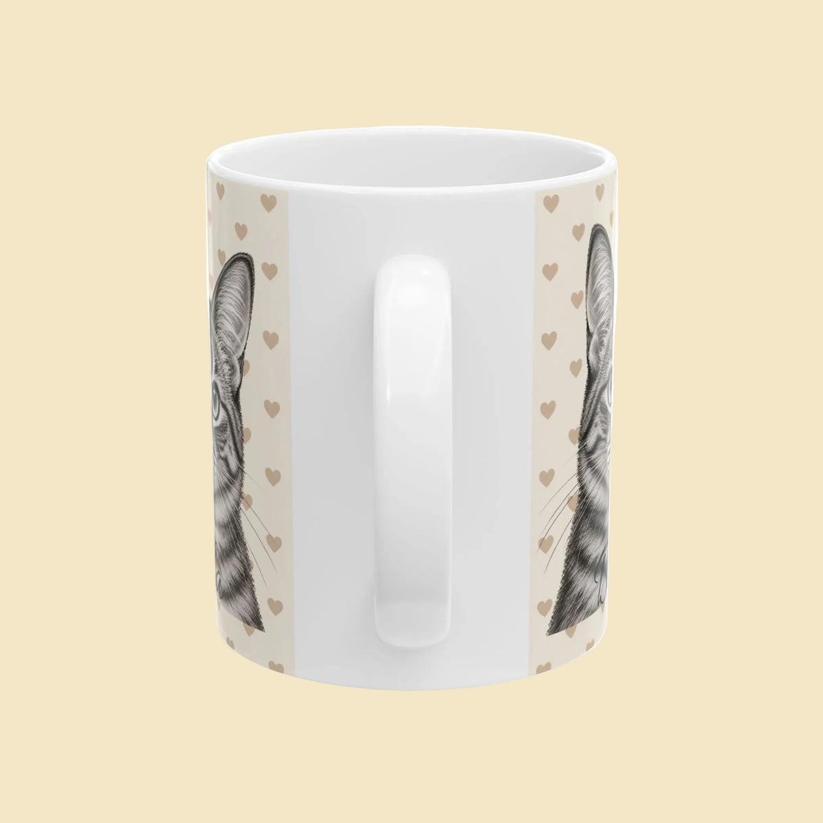 Personalized Tabby Cat Mug, Custom Cat Name Coffee Cup, Tabby Cat Lover Gift, Personalized Cat Mug