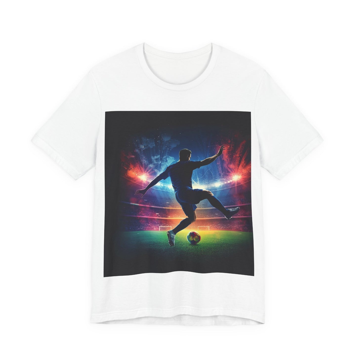Play to Win Soccer T-Shirt | Stadium Action Graphic Tee | Soccer Fan Gift