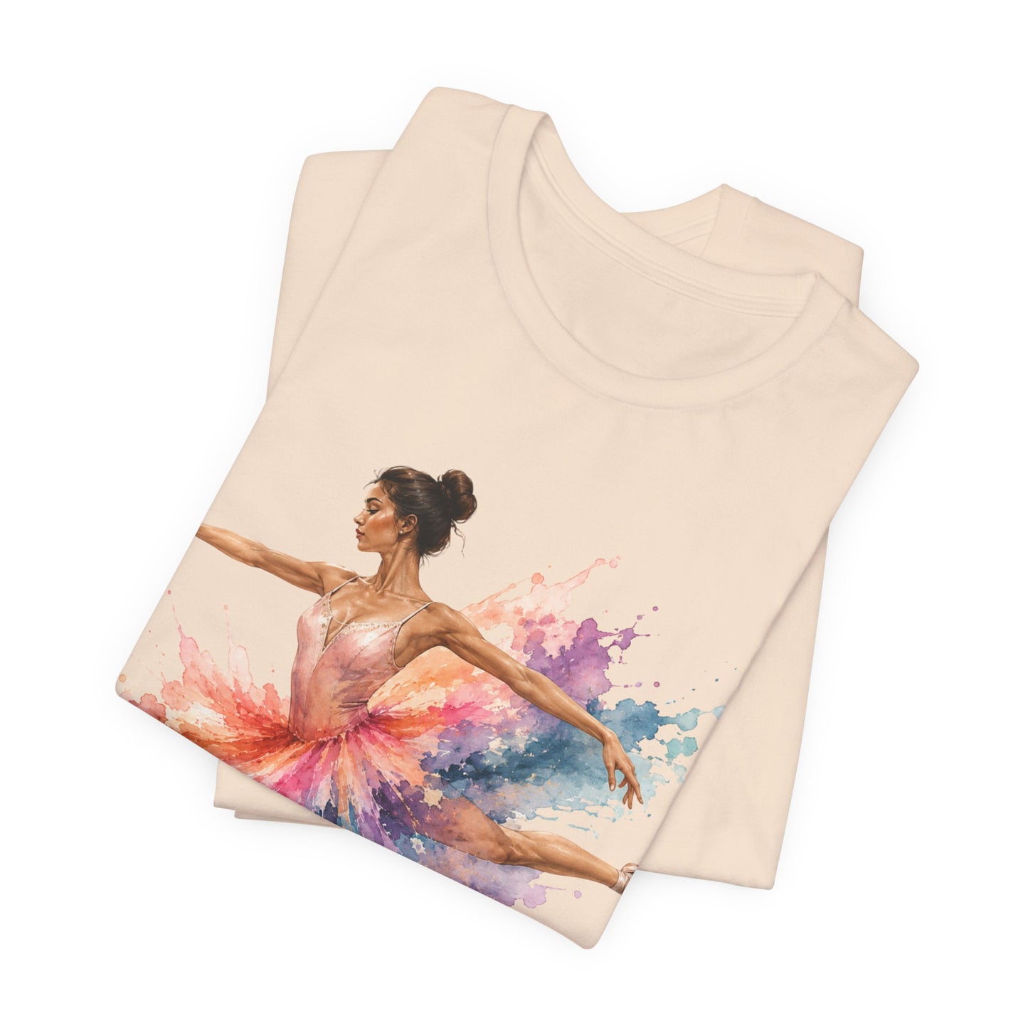Ballet Ballerina Watercolor Shirt | Colorful Ballerina T-Shirt | Artistic Dance T-Shirt | Gift for Ballet Lovers | Ballet Ballerina Mug
