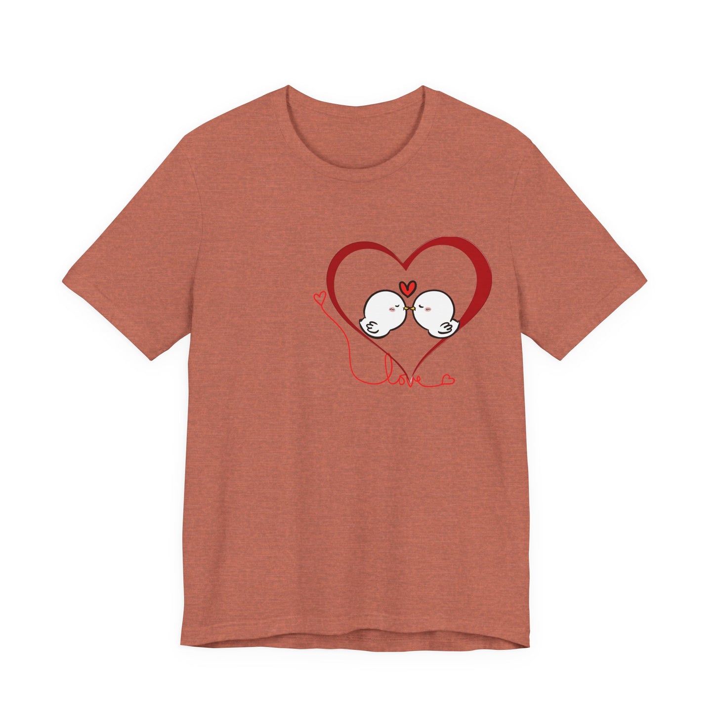 Love Birds Tee, Romantic Couple Gift, Valentine's Day Shirt