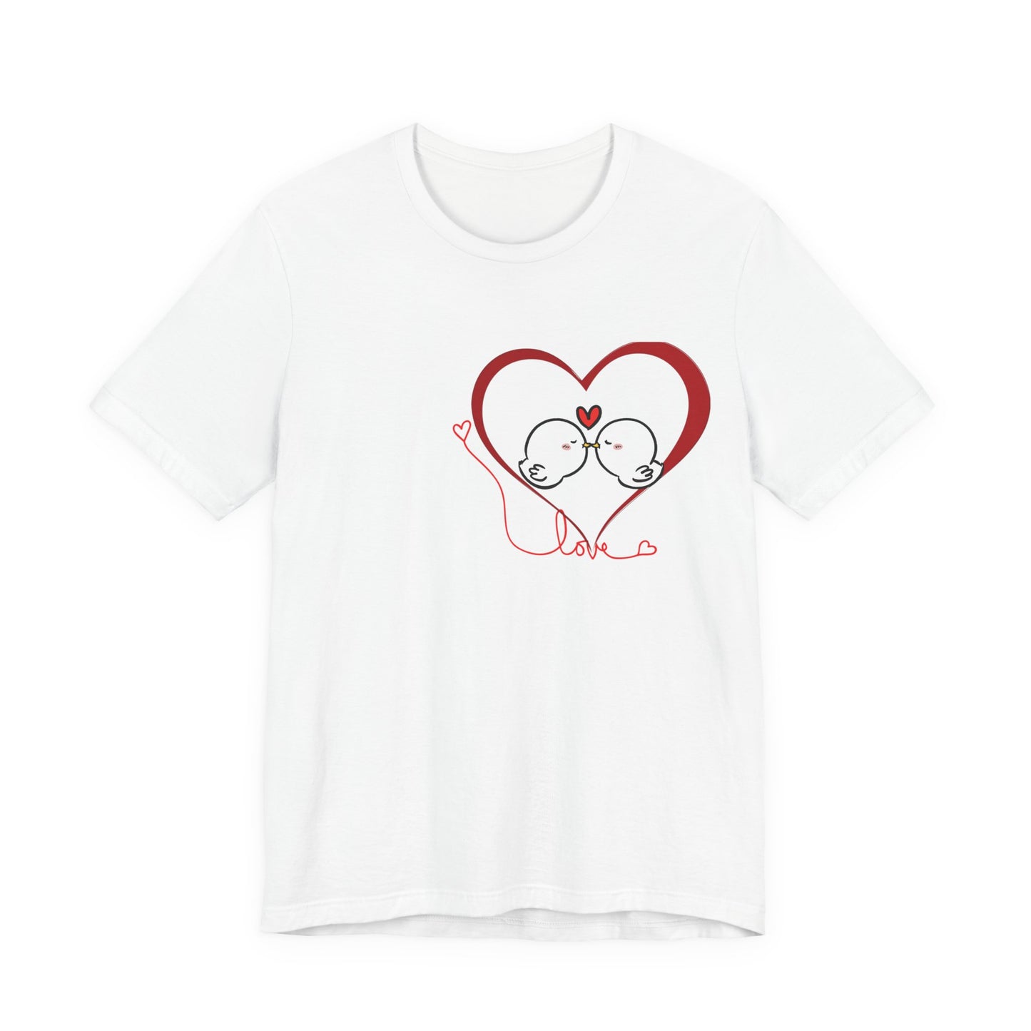 Love Birds Tee, Romantic Couple Gift, Valentine's Day Shirt