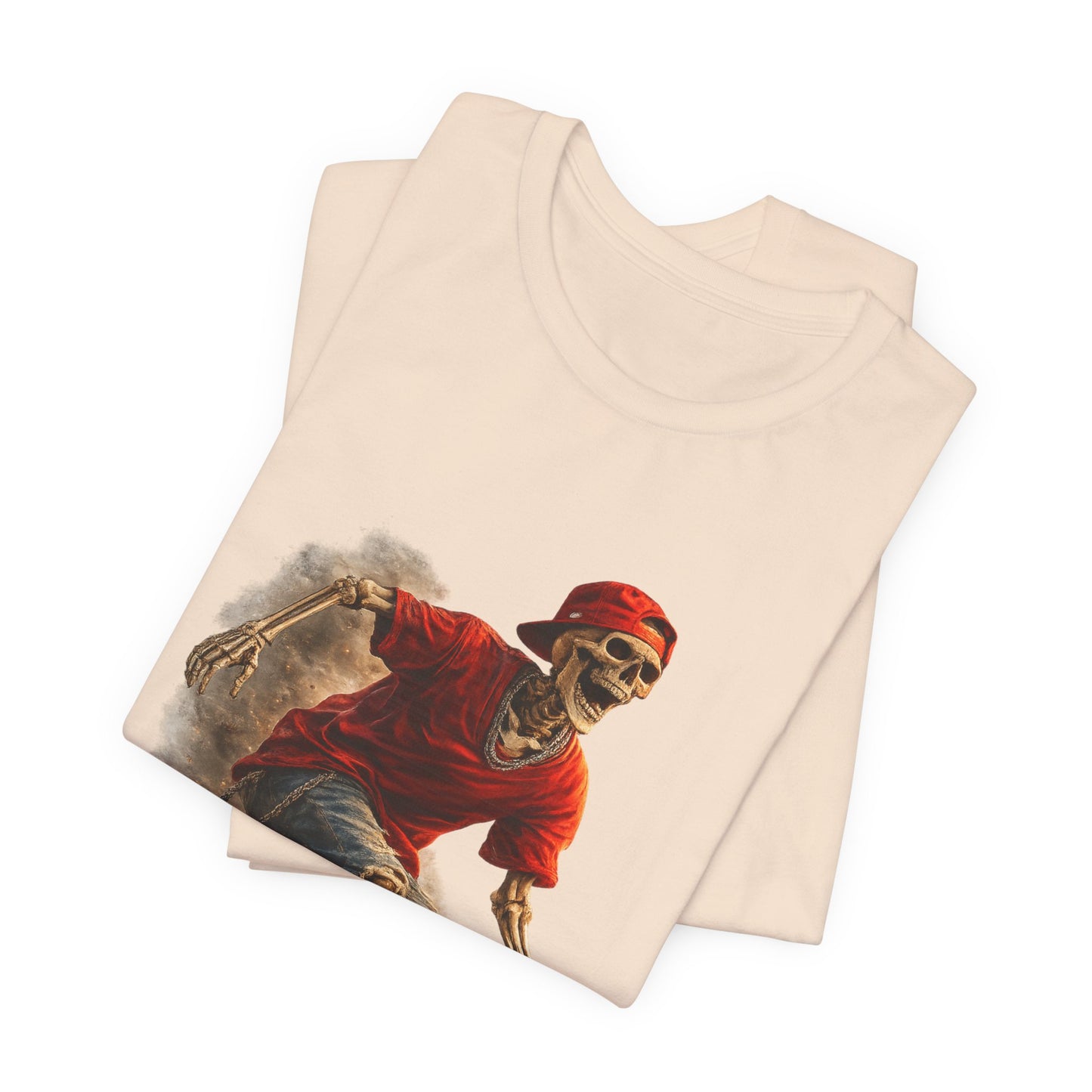 Skeleton Skateboard T-Shirt | Vintage Skater Graphic Tee | Streetwear Skeleton Shirt | Unisex Skateboarding