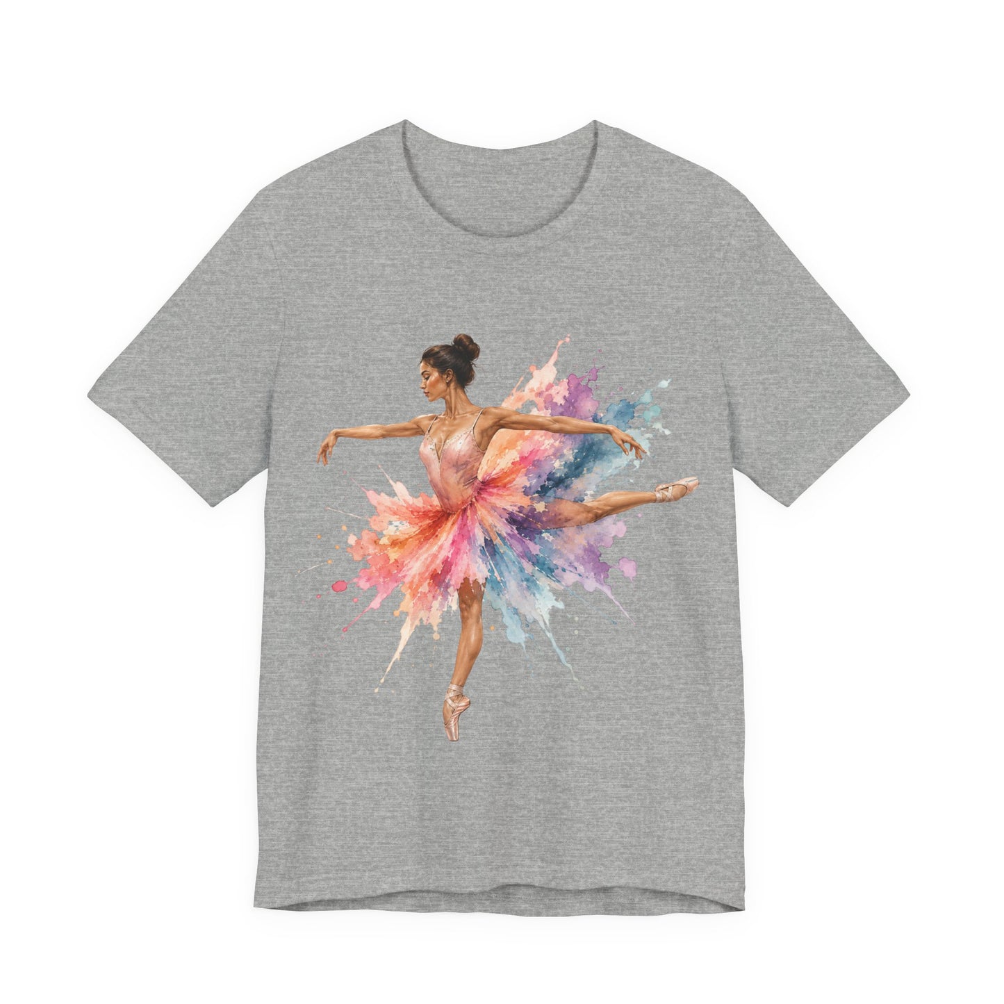 Ballet Ballerina Watercolor Shirt | Colorful Ballerina T-Shirt | Artistic Dance T-Shirt | Gift for Ballet Lovers | Ballet Ballerina Mug
