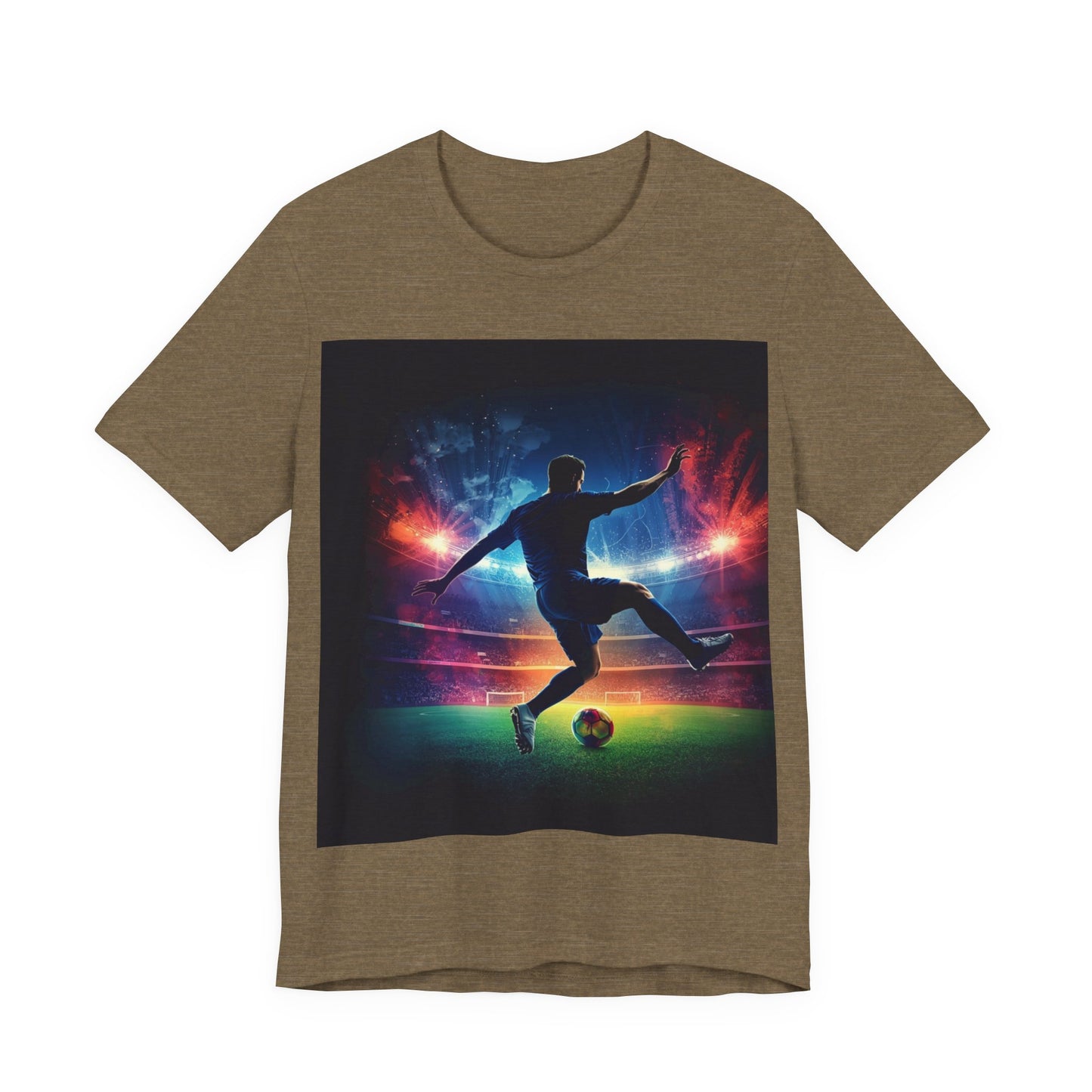 Play to Win Soccer T-Shirt | Stadium Action Graphic Tee | Soccer Fan Gift