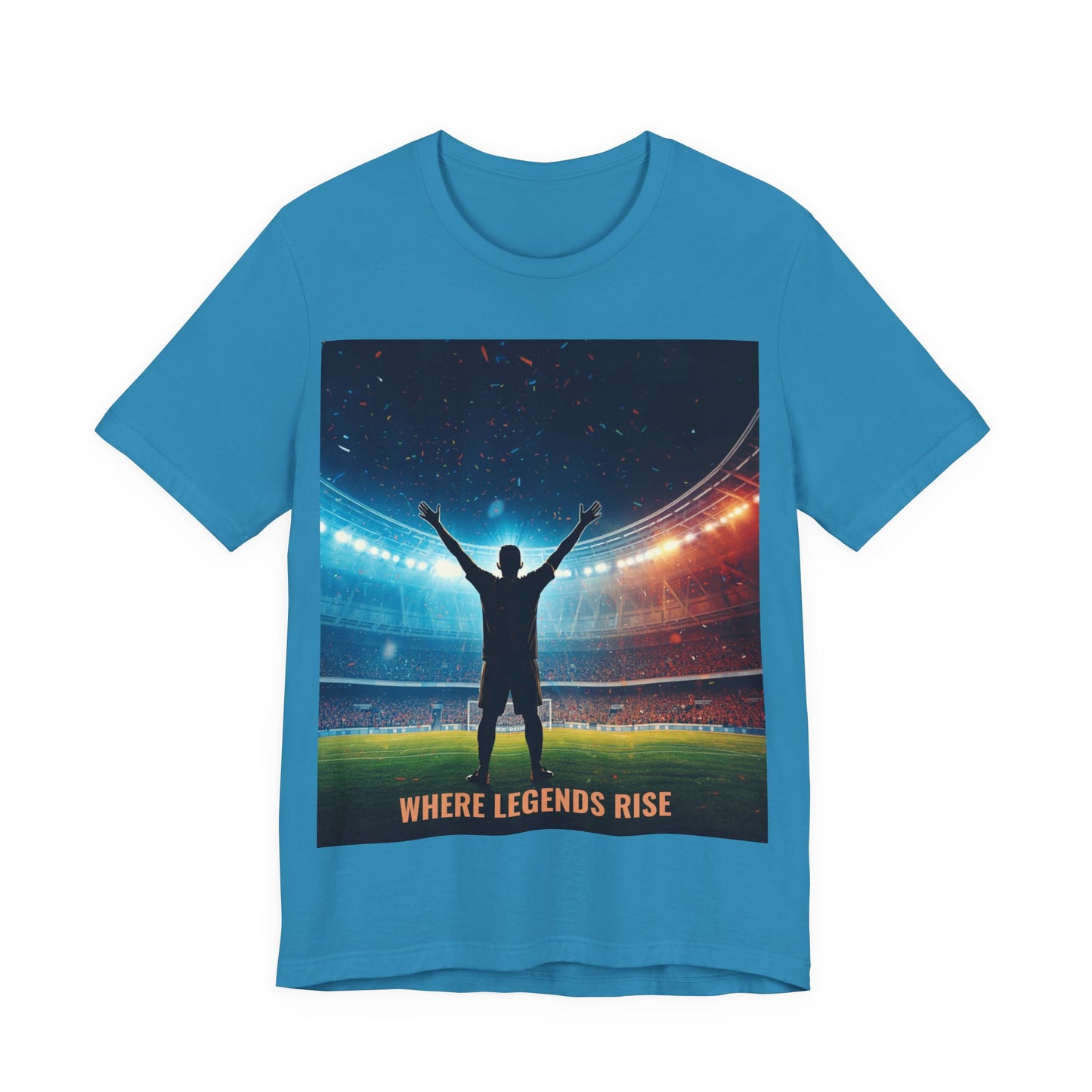 Soccer Champion Celebration T-Shirt | Stadium Victory Graphic Tee | Soccer Fan Gift