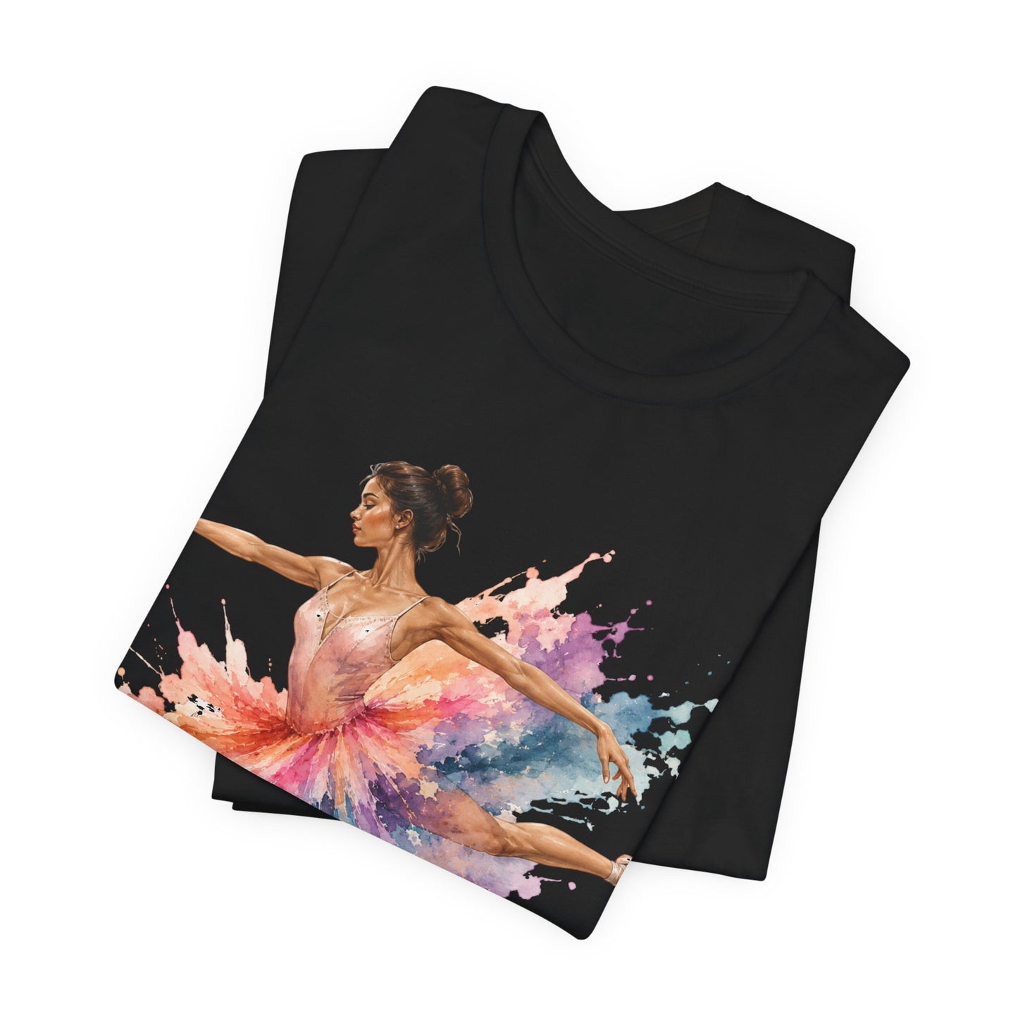 Ballet Ballerina Watercolor Shirt | Colorful Ballerina T-Shirt | Artistic Dance T-Shirt | Gift for Ballet Lovers | Ballet Ballerina Mug