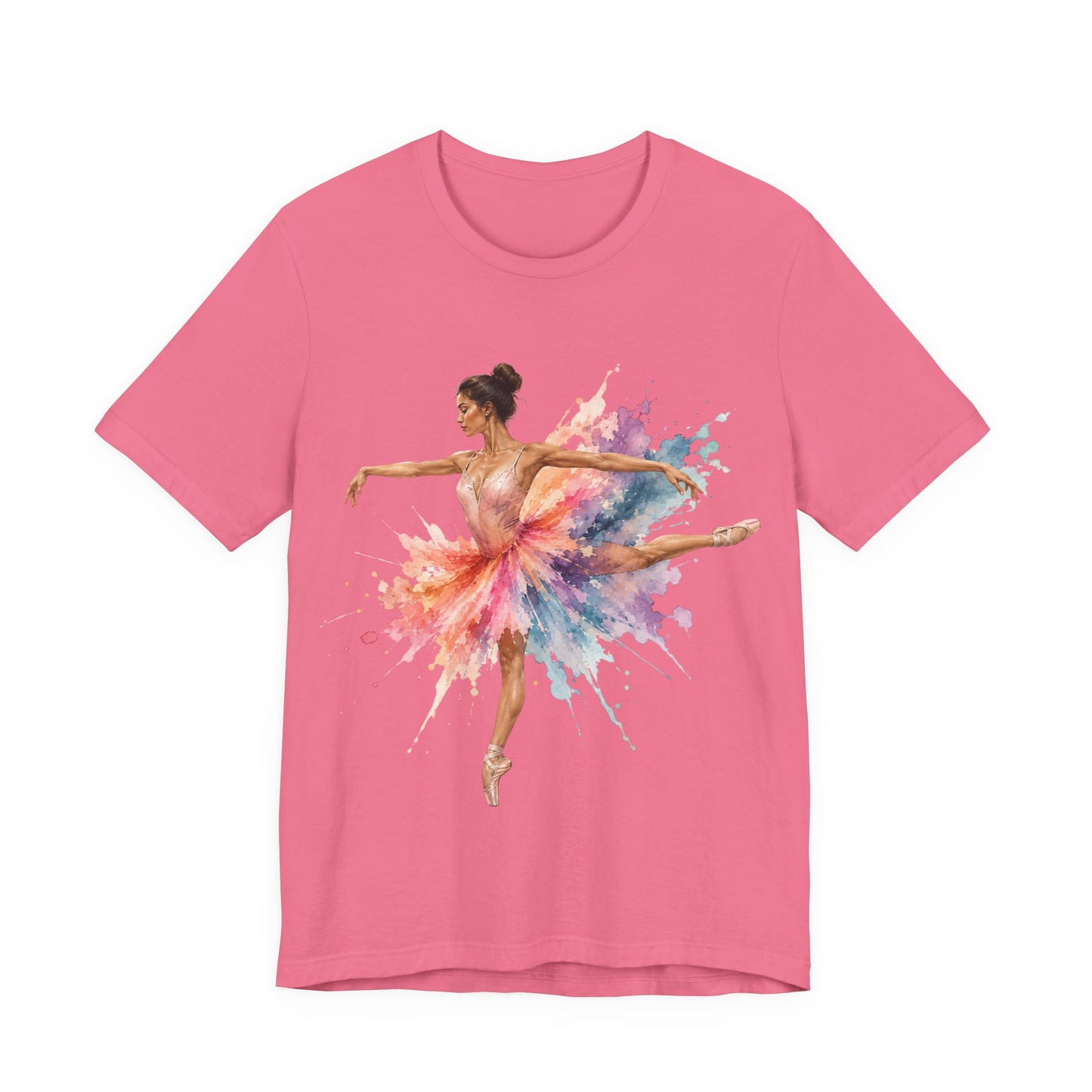 Ballet Ballerina Watercolor Shirt | Colorful Ballerina T-Shirt | Artistic Dance T-Shirt | Gift for Ballet Lovers | Ballet Ballerina Mug