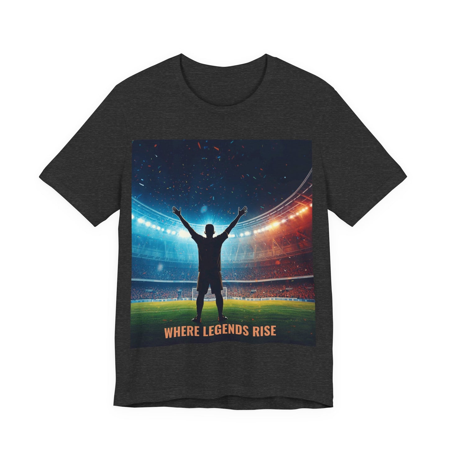 Soccer Champion Celebration T-Shirt | Stadium Victory Graphic Tee | Soccer Fan Gift