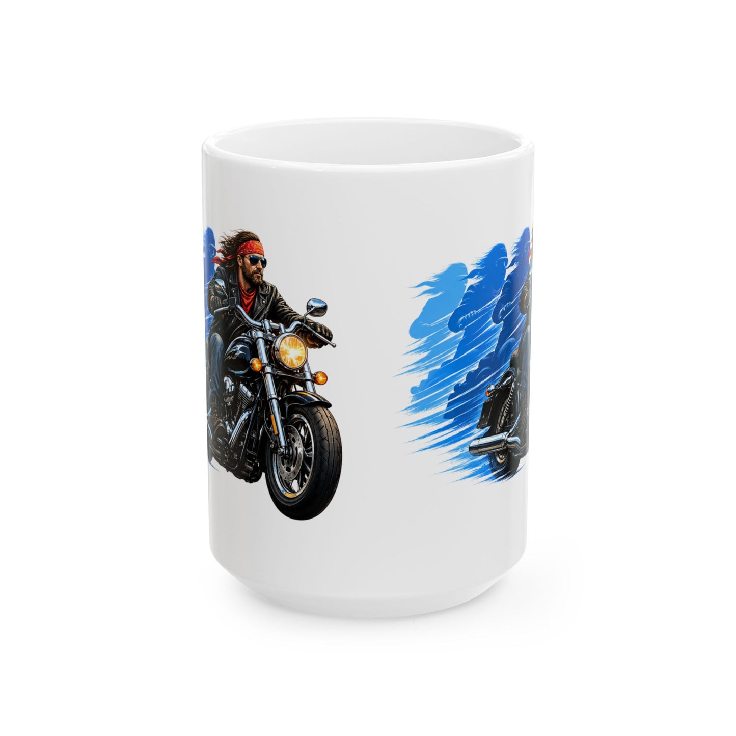 Vintage Biker Motorcycle Mug | Cruiser Rider Coffee Cup | Motorcycle Lover Gift | Gift for Bikers | Rider Coffee Mug