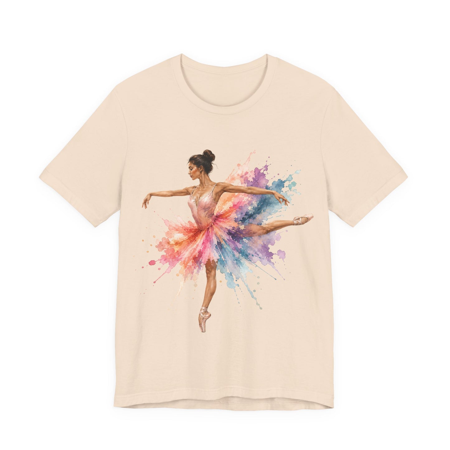 Ballet Ballerina Watercolor Shirt | Colorful Ballerina T-Shirt | Artistic Dance T-Shirt | Gift for Ballet Lovers | Ballet Ballerina Mug