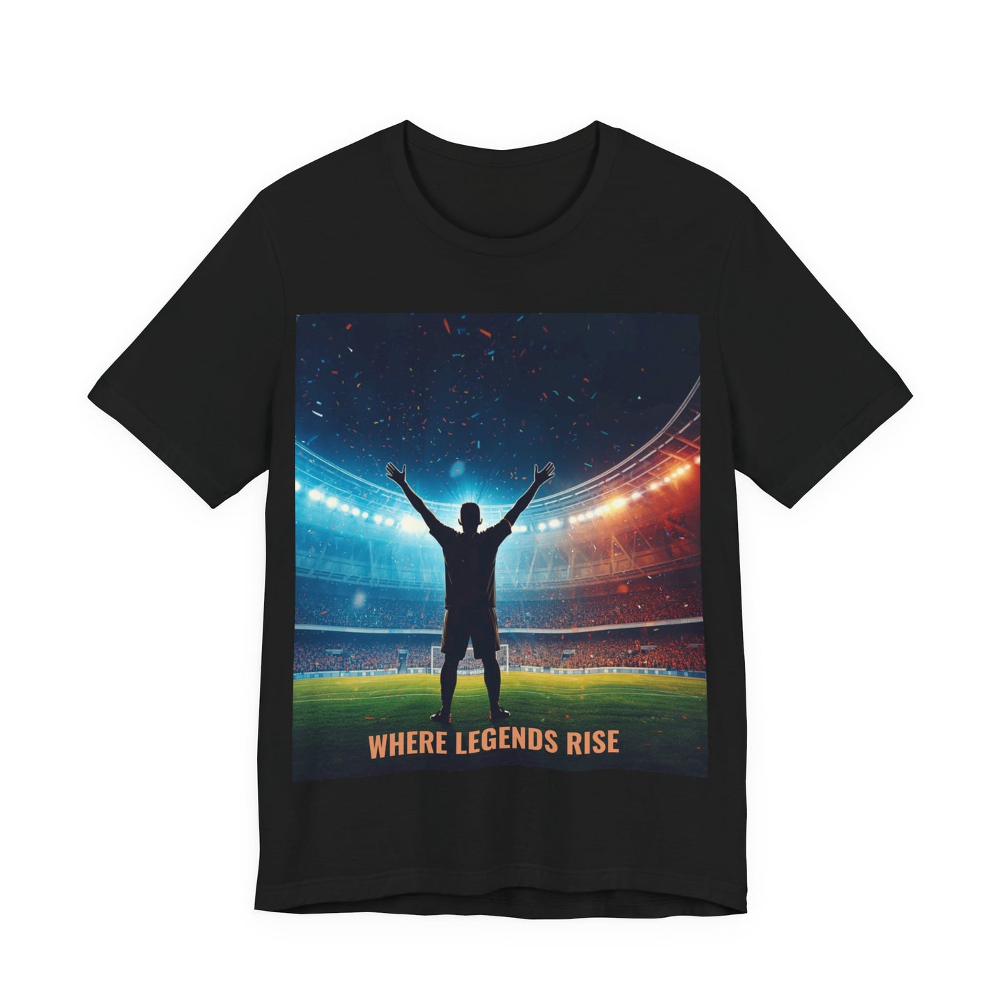 Soccer Champion Celebration T-Shirt | Stadium Victory Graphic Tee | Soccer Fan Gift