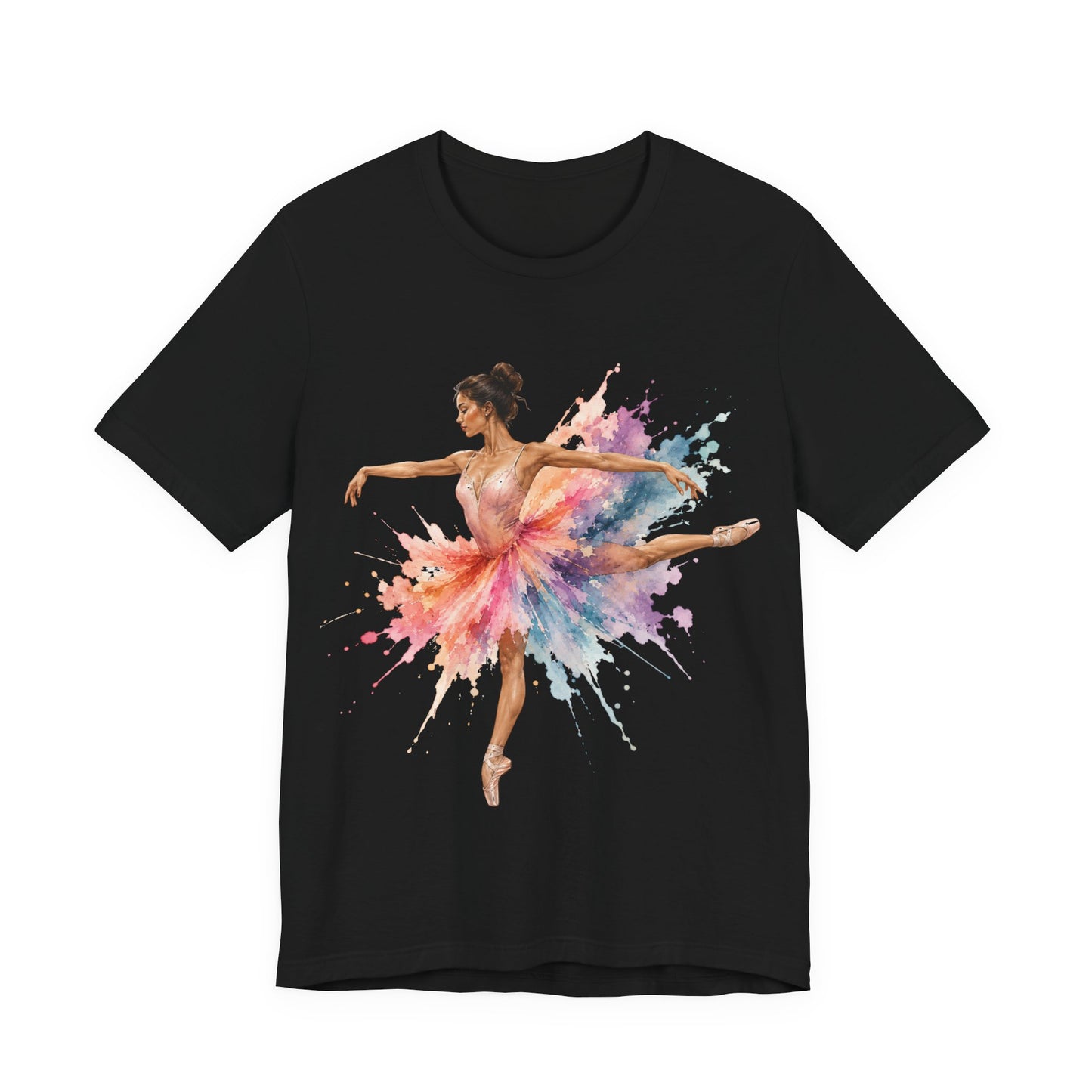 Ballet Ballerina Watercolor Shirt | Colorful Ballerina T-Shirt | Artistic Dance T-Shirt | Gift for Ballet Lovers | Ballet Ballerina Mug