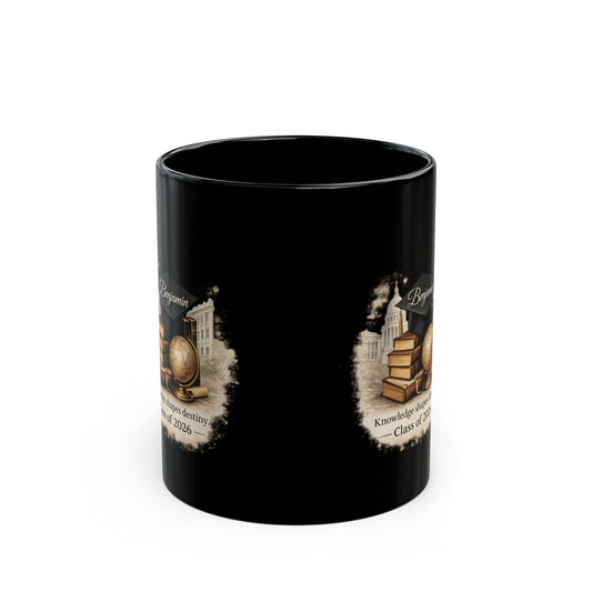 Personalized Graduation Mug for Him | Premium Academic Design | Class of 2026