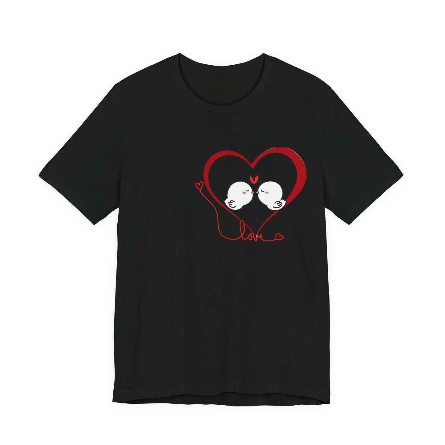 Love Birds Tee, Romantic Couple Gift, Valentine's Day Shirt