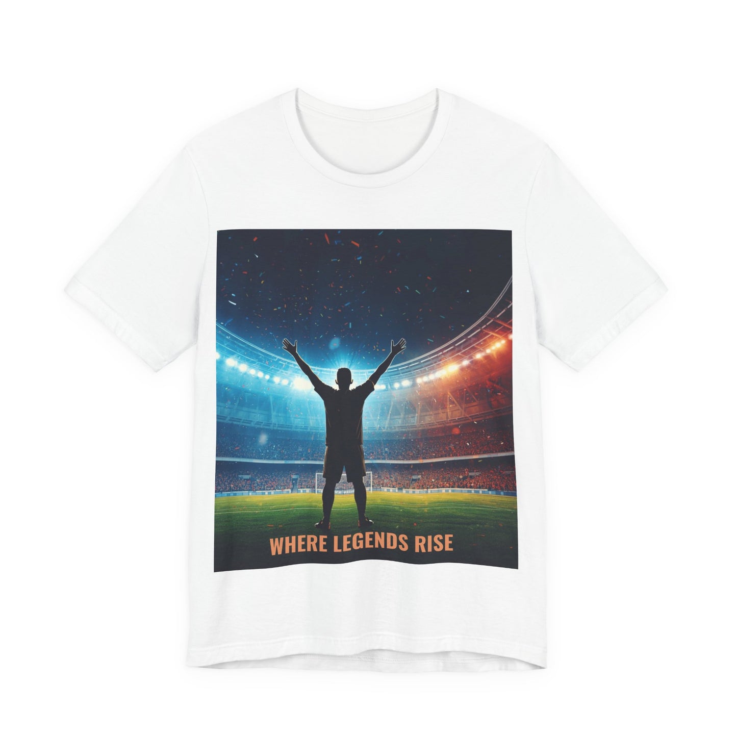 Soccer Champion Celebration T-Shirt | Stadium Victory Graphic Tee | Soccer Fan Gift