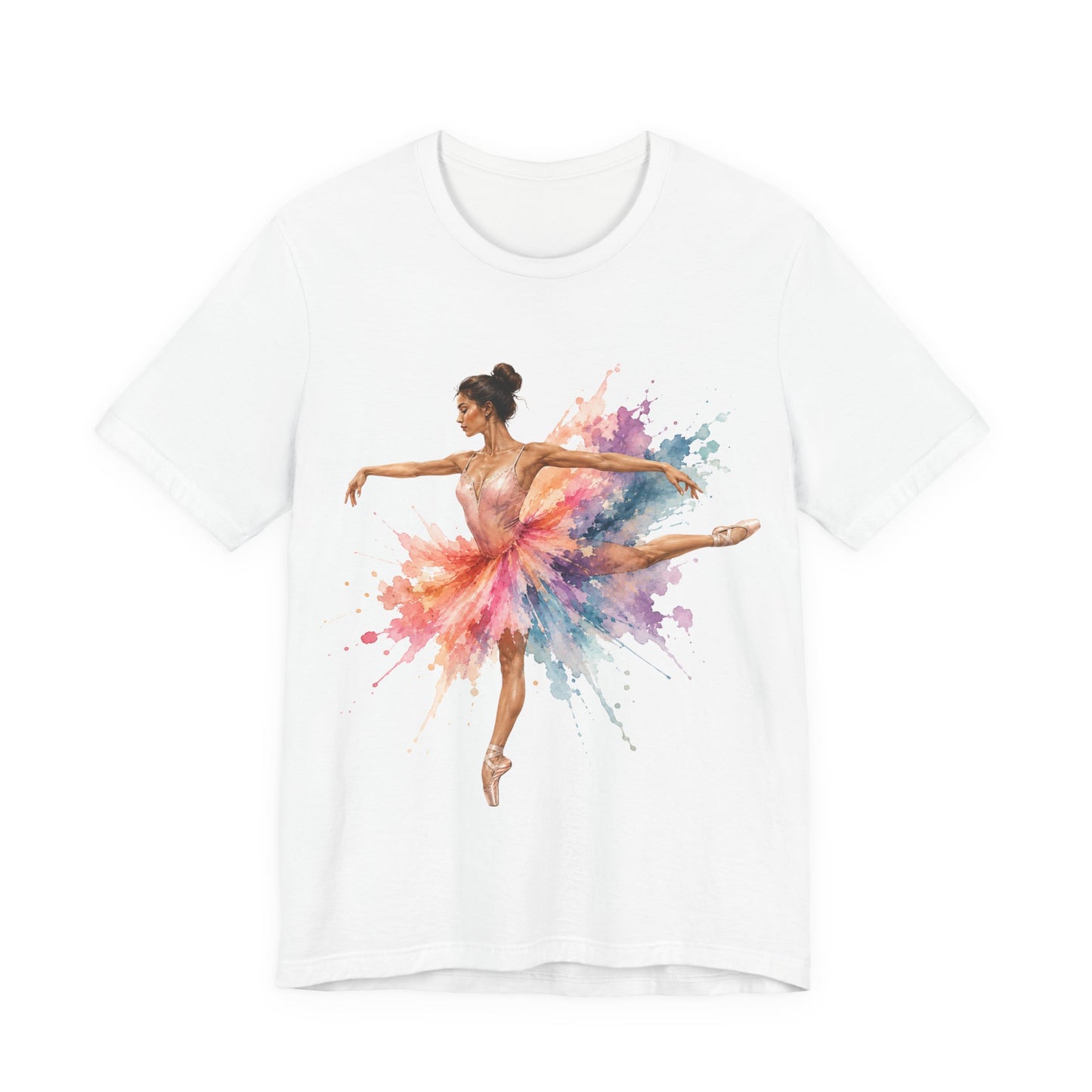 Ballet Ballerina Watercolor Shirt | Colorful Ballerina T-Shirt | Artistic Dance T-Shirt | Gift for Ballet Lovers | Ballet Ballerina Mug