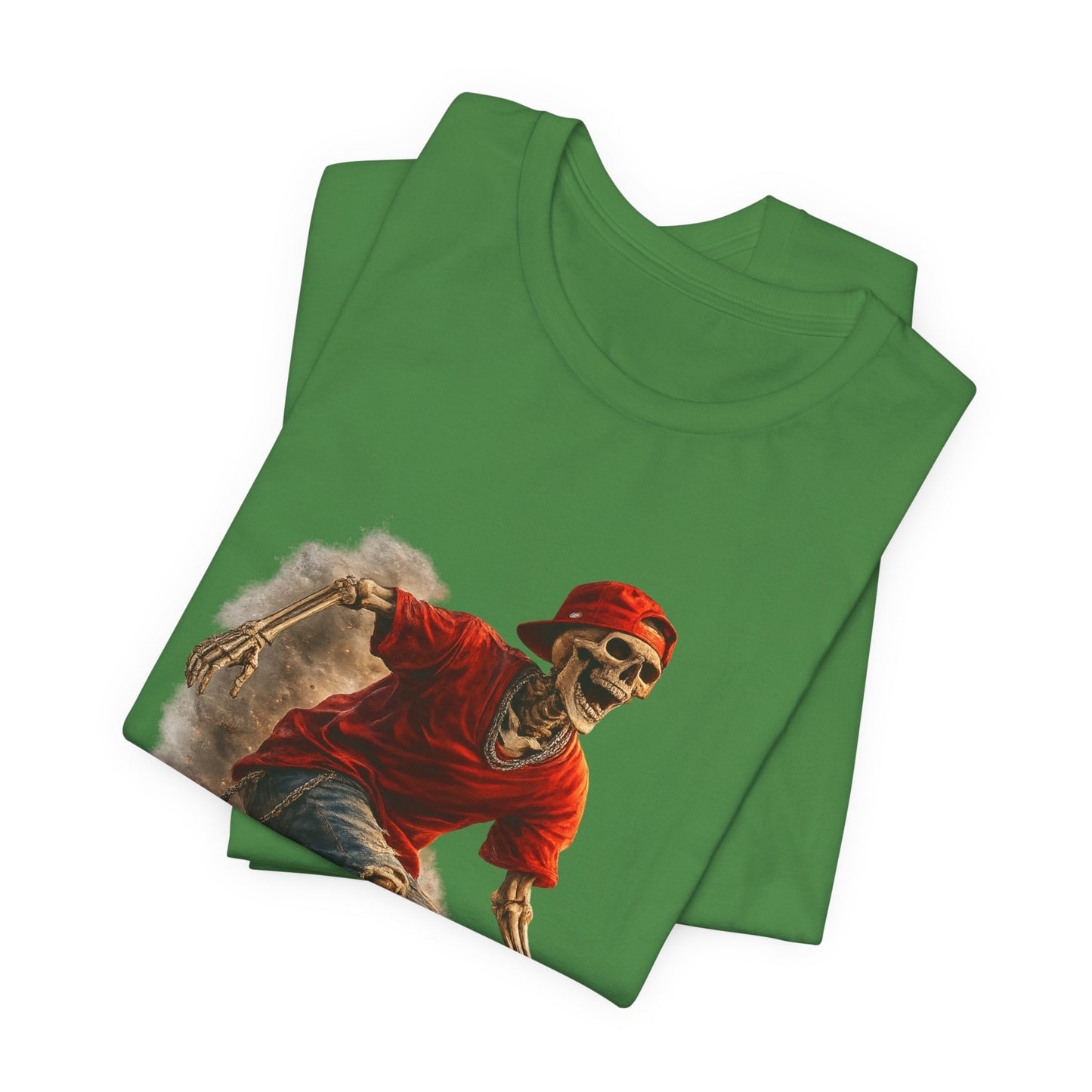 Skeleton Skateboard T-Shirt | Vintage Skater Graphic Tee | Streetwear Skeleton Shirt | Unisex Skateboarding
