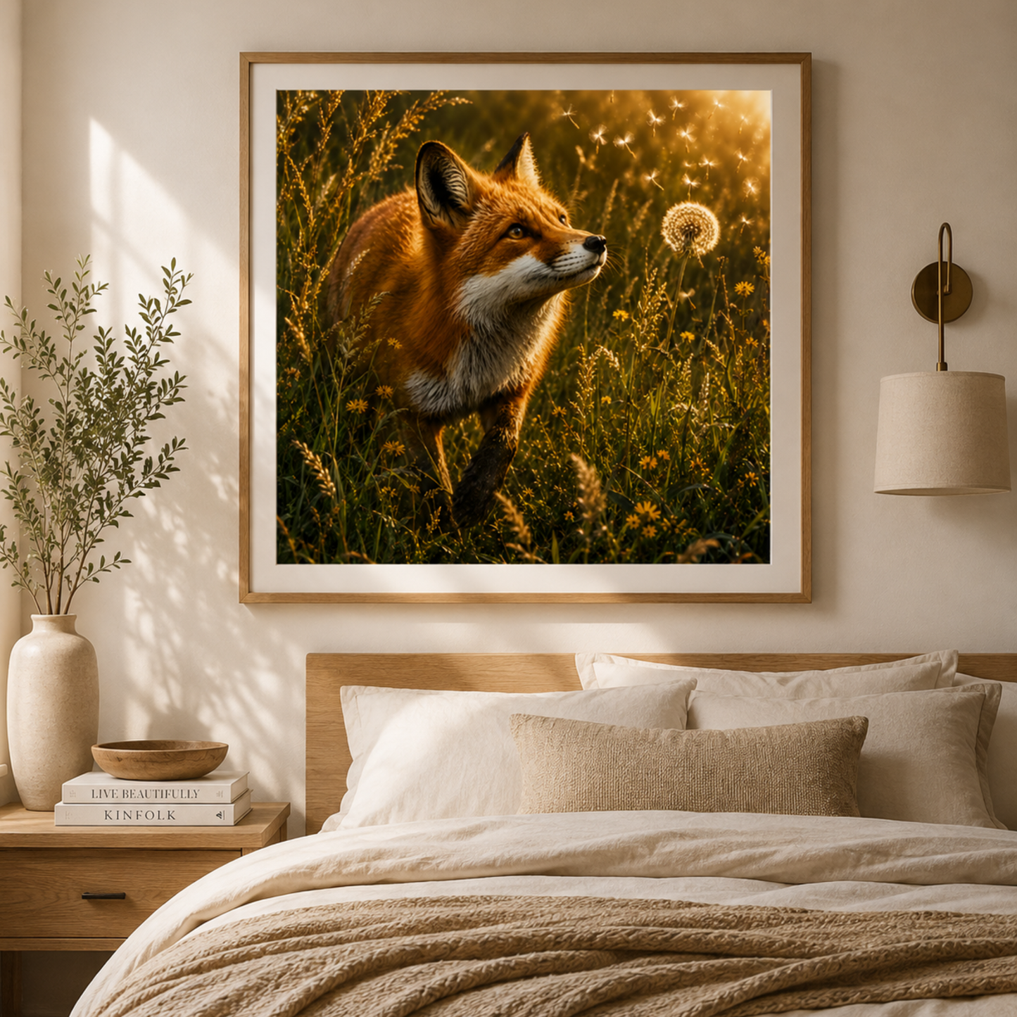 Watercolor Fox Printable Wall Art | Digital Download
