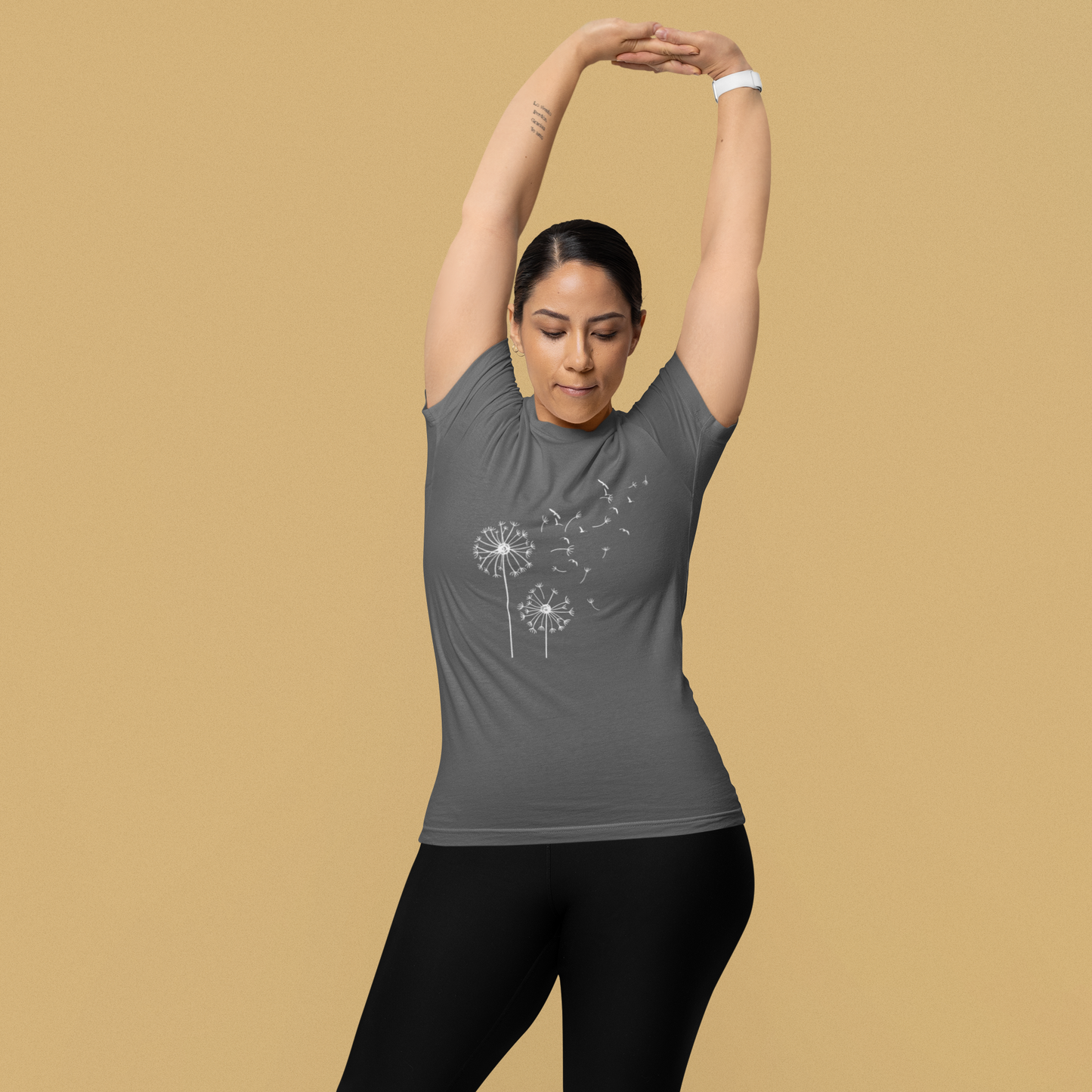 Dandelion T-Shirt, Minimalist Nature Tee, Unisex Printed Shirt