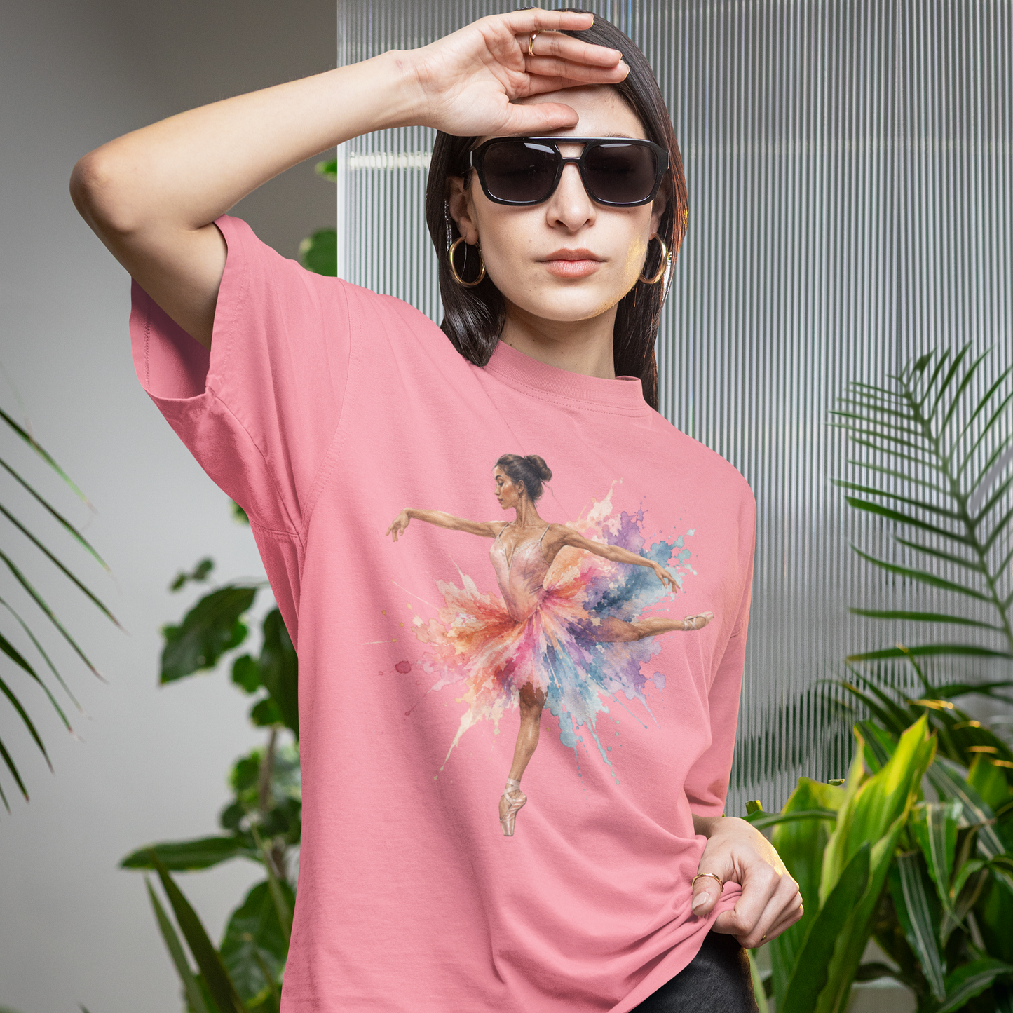 Ballet Ballerina Watercolor Shirt | Colorful Ballerina T-Shirt | Artistic Dance T-Shirt | Gift for Ballet Lovers | Ballet Ballerina Mug