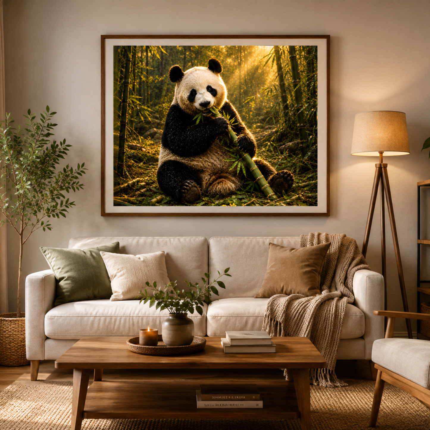 Watercolor Panda Printable Wall Art | Digital Download