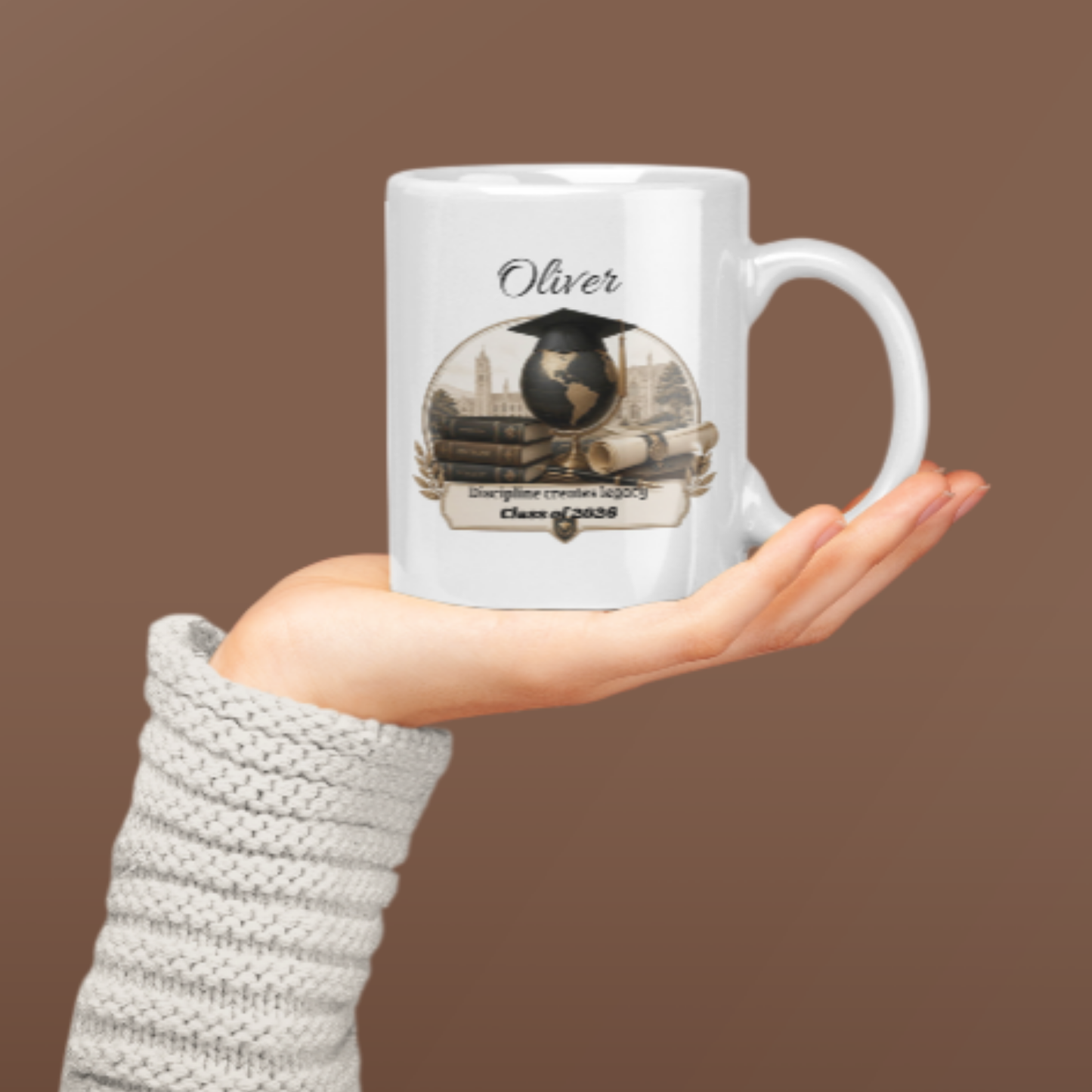 Personalized Graduation Mug for Him 11oz & 15oz | Class of 2026 Coffee Mug