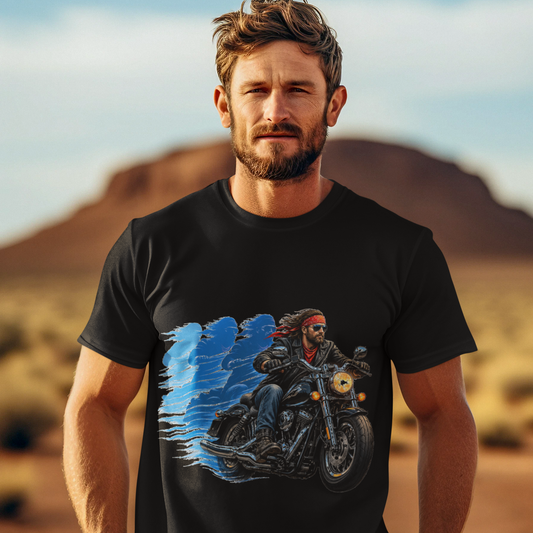 Motorcycle Shirt | Vintage Biker Tee | Motorcycle Rider Graphic | Men's Gift
