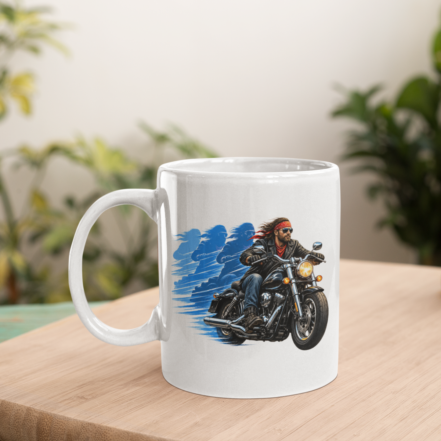 Vintage Biker Motorcycle Mug | Cruiser Rider Coffee Cup | Motorcycle Lover Gift | Gift for Bikers | Rider Coffee Mug