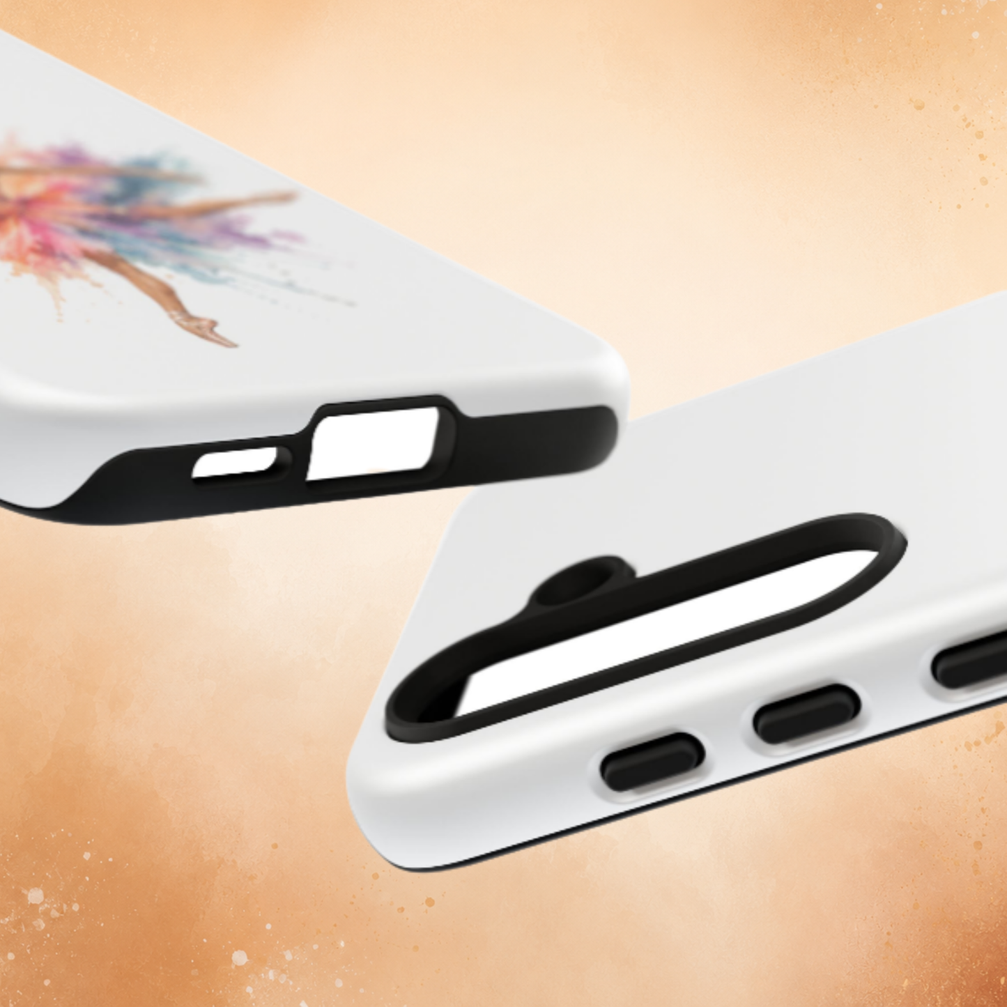 Watercolor Ballerina Phone Case | Ballet iPhone & Samsung Case | Colorful Dance Art Cover | Gift for Dancers