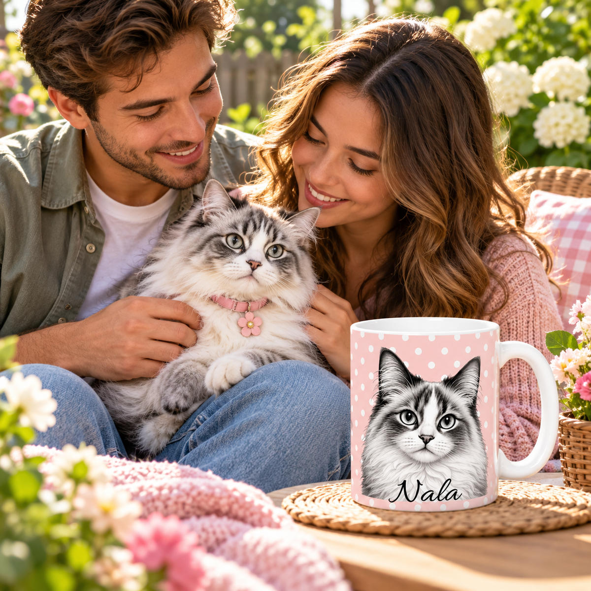 Personalized Ragdoll Cat Mug, Custom Cat Name Coffee Cup, Ragdoll Cat Lover Gift, Personalized Cat Mug