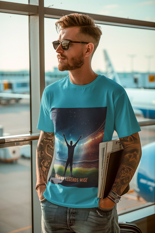 Soccer Champion Celebration T-Shirt | Stadium Victory Graphic Tee | Soccer Fan Gift