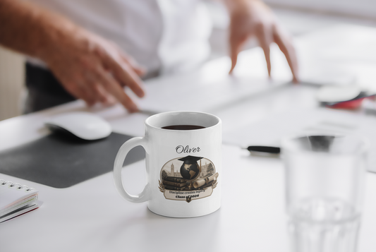 Personalized Graduation Mug for Him 11oz & 15oz | Class of 2026 Coffee Mug